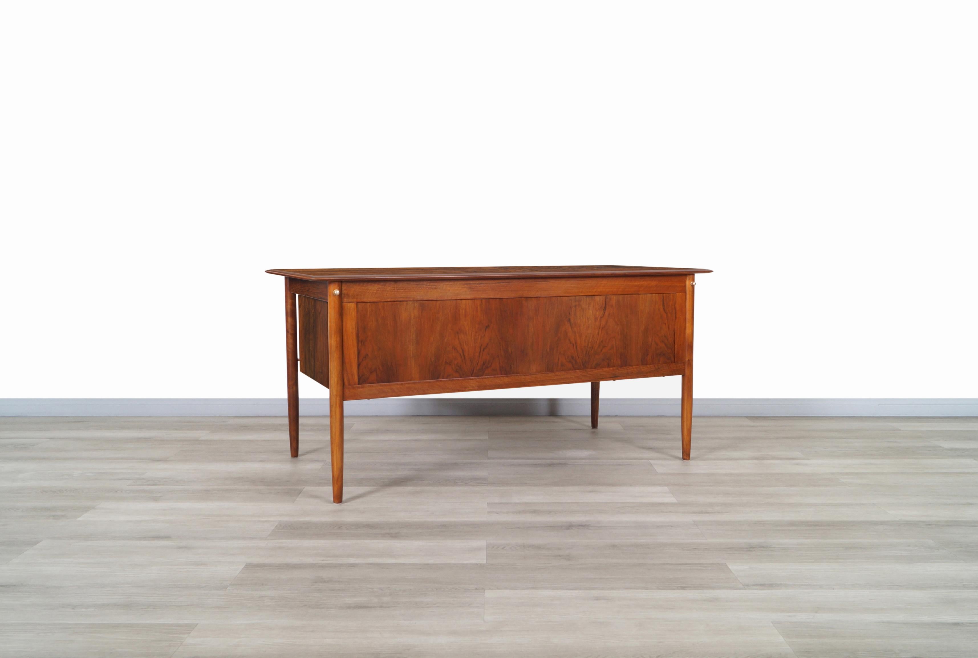 Danish Modern Rosewood Desk 4