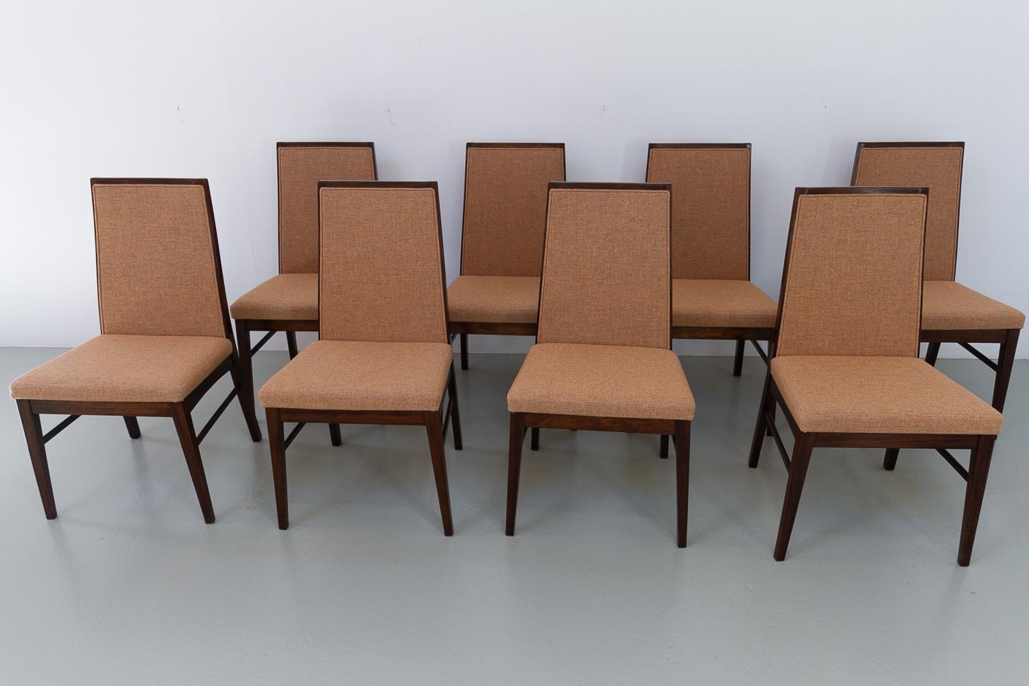 Danish Modern Rosewood Dining Chairs by Dyrlund, 1970s. Set of 8. 6