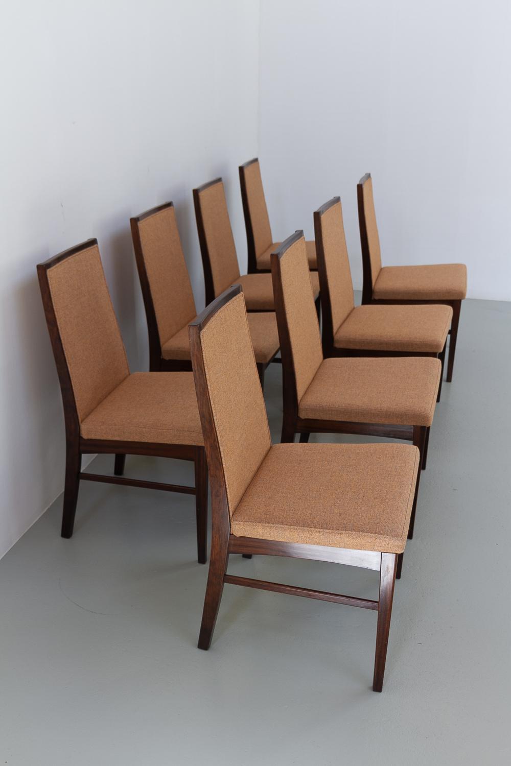 Danish Modern Rosewood Dining Chairs by Dyrlund, 1970s. Set of 8. 7