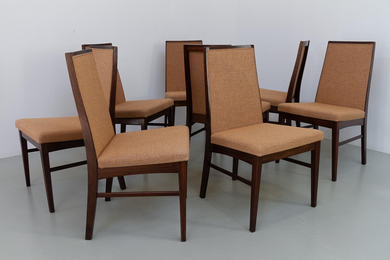 Danish Modern Rosewood Dining Chairs by Dyrlund, 1970s. Set of 8. 12