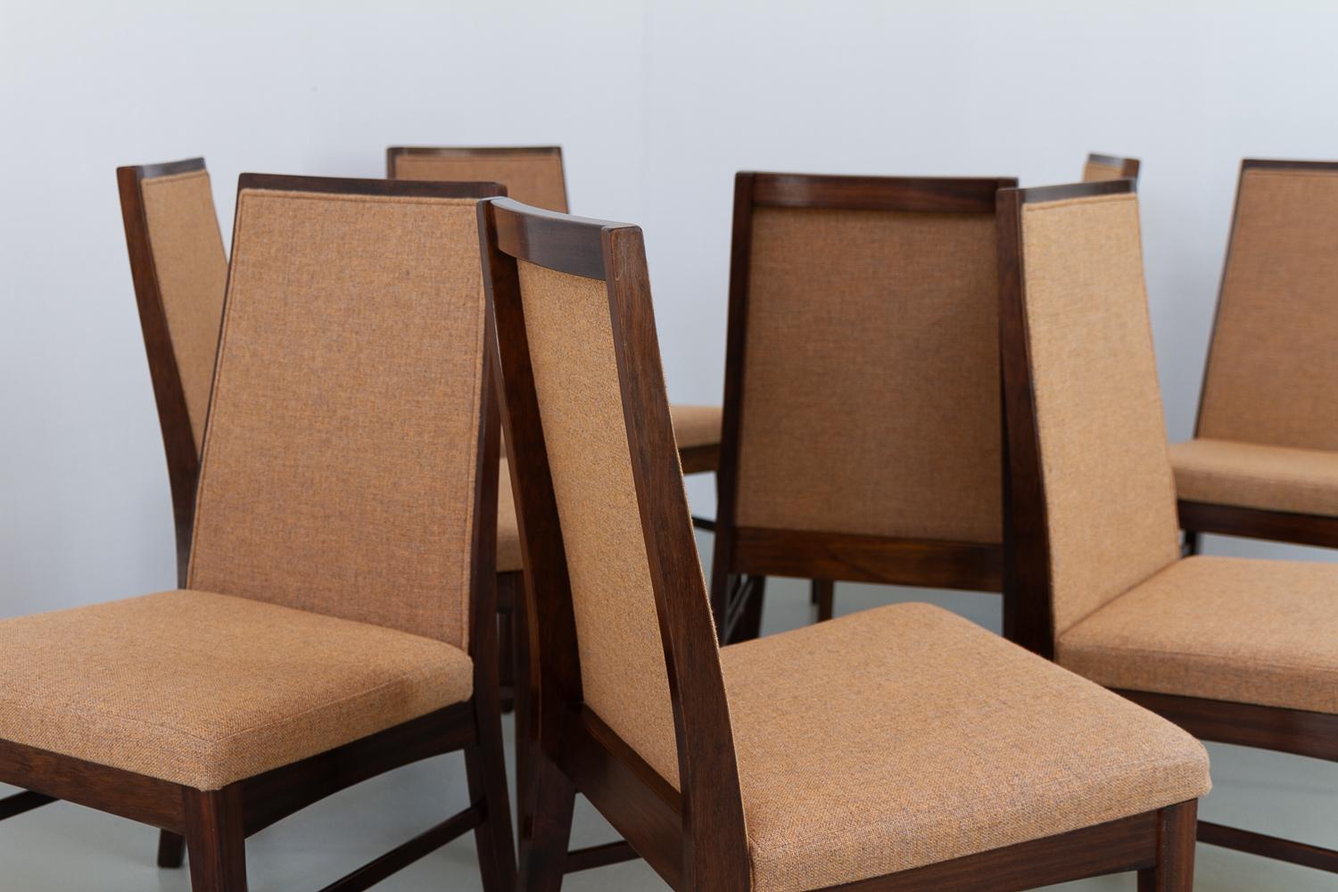 Danish Modern Rosewood Dining Chairs by Dyrlund, 1970s. Set of 8. 13