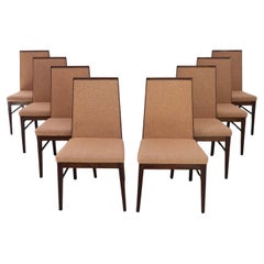 Used Danish Modern Rosewood Dining Chairs by Dyrlund, 1970s. Set of 8.