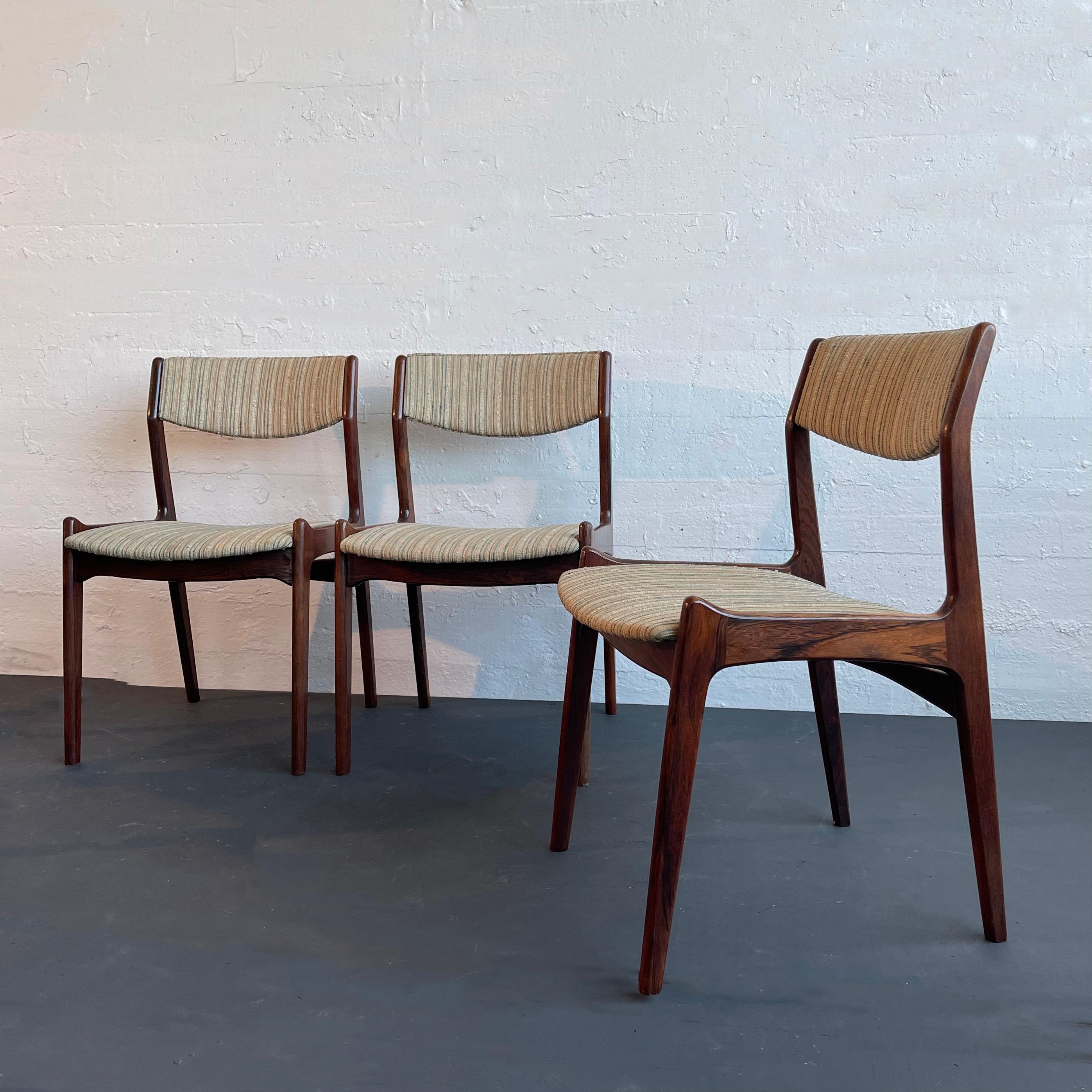 Sillas de comedor danesas modernas de palisandro de Erik Buch para Sorø Stolefabrik en venta 1