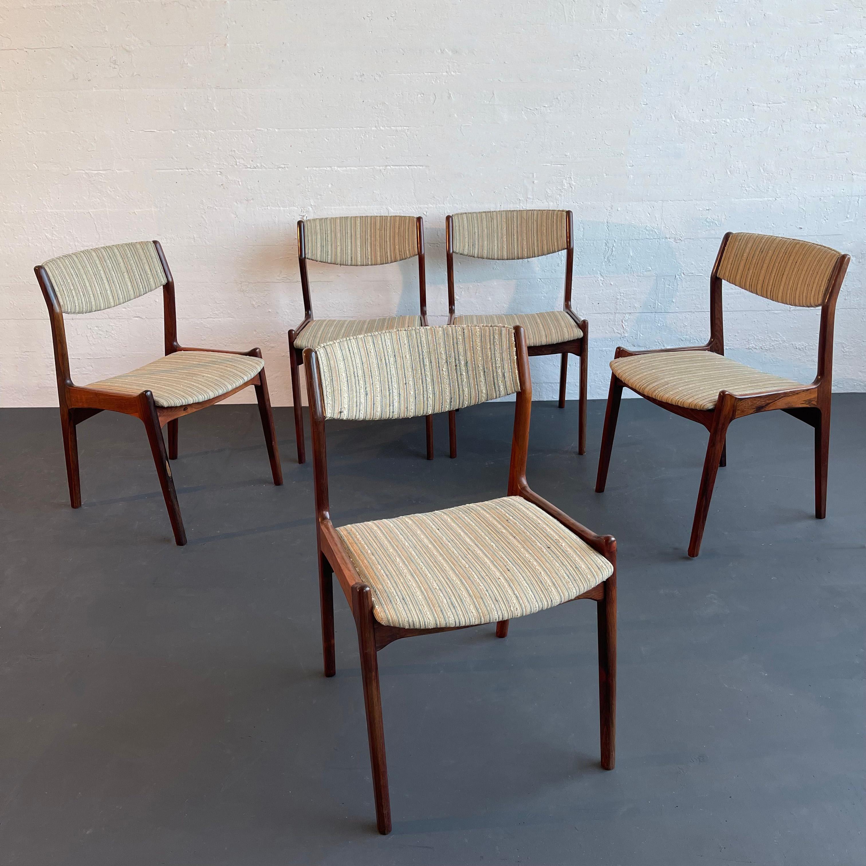 Sillas de comedor danesas modernas de palisandro de Erik Buch para Sorø Stolefabrik en venta 2