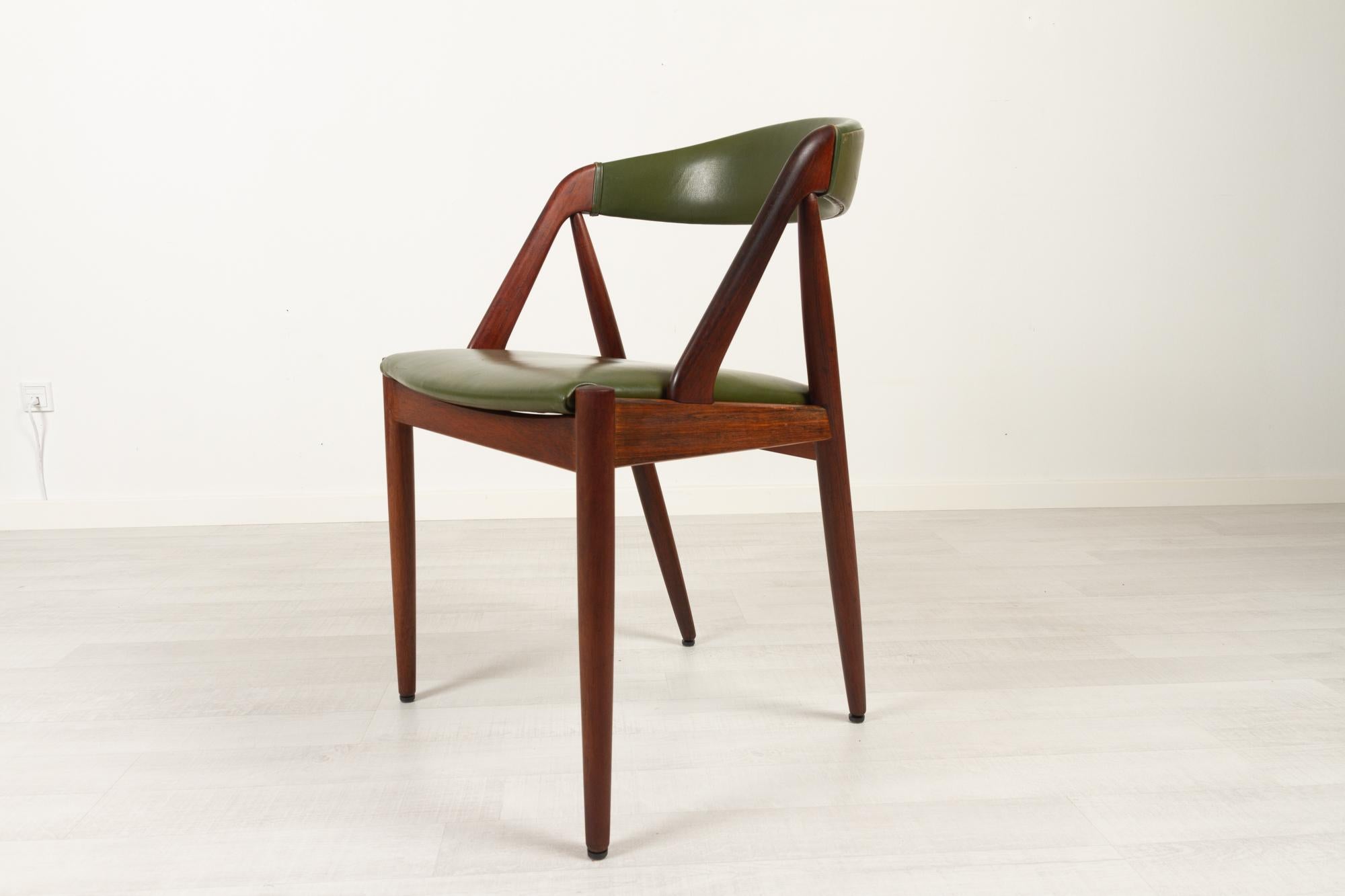 Danish Modern Rosewood Dining Chairs by Kai Kristiansen 1960s, Set of 6 2