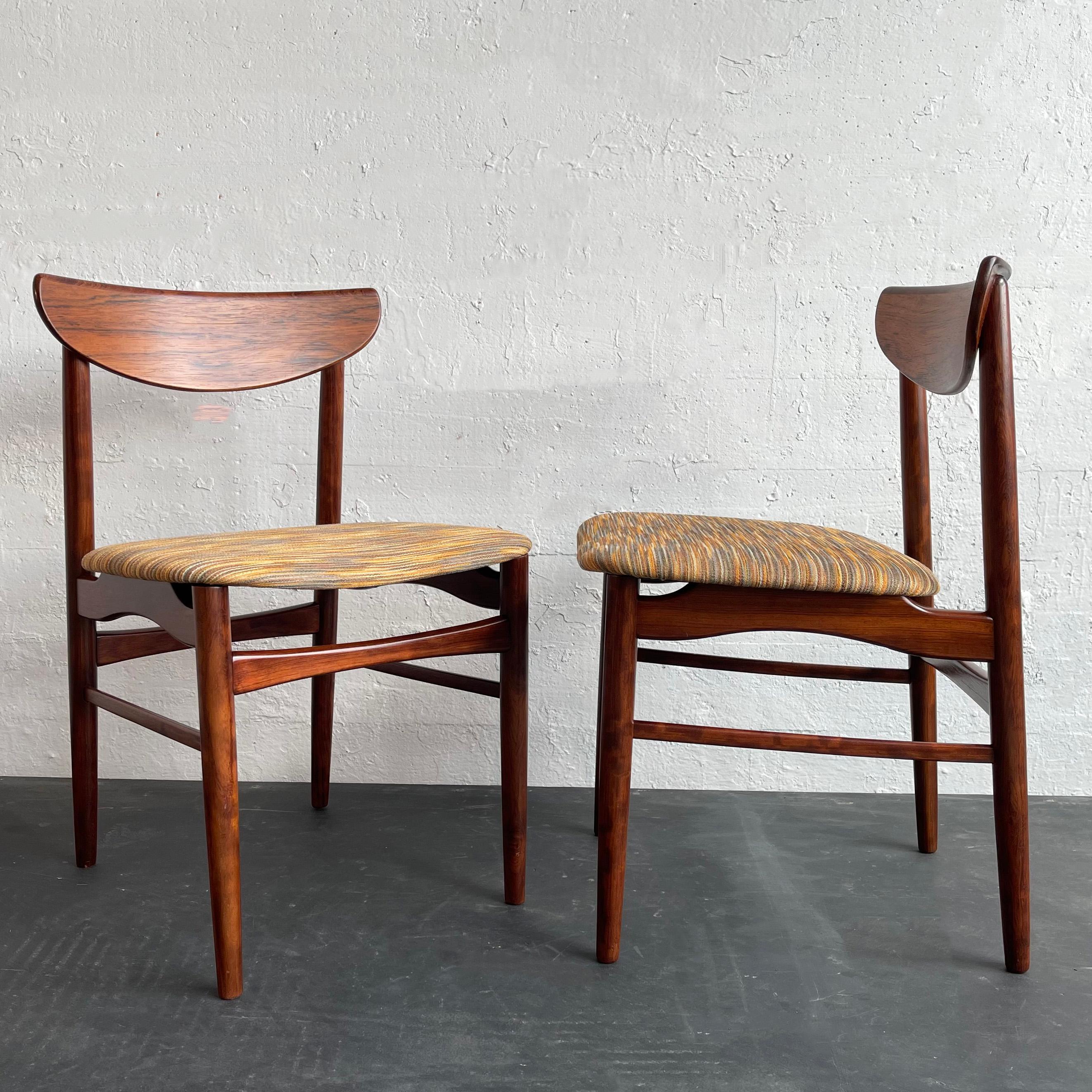 Danish Modern Rosewood Dining Chairs By Kurt Østervig For K.P. Møbler For Sale 1