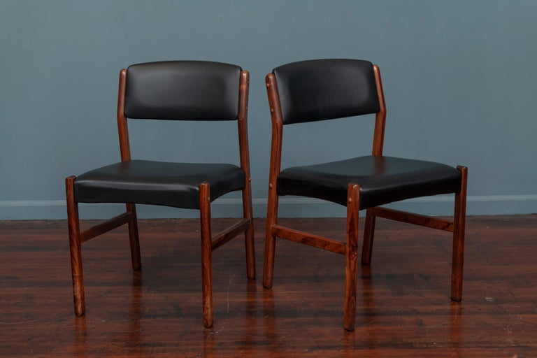 Mid-20th Century Danish Modern Rosewood Dining Chairs For Sale