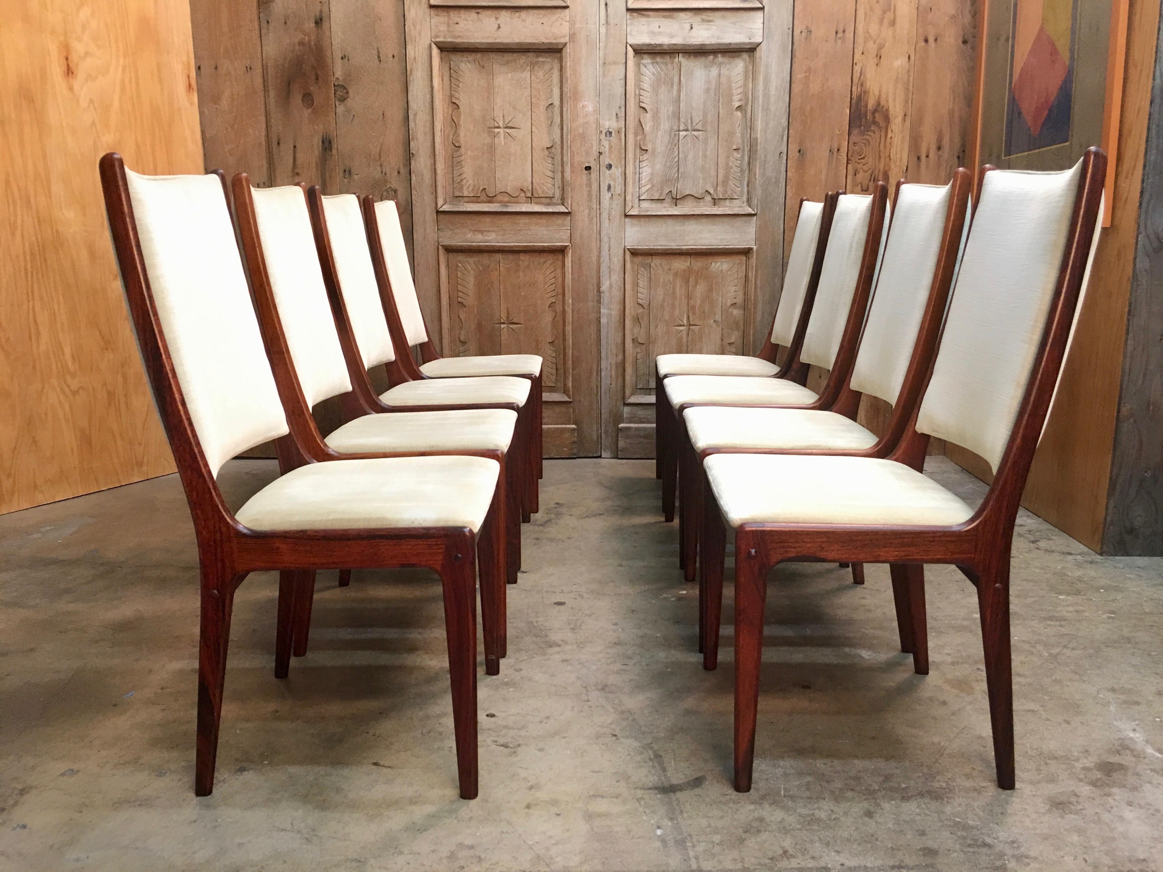 Danish Modern Rosewood Dining Chairs 1