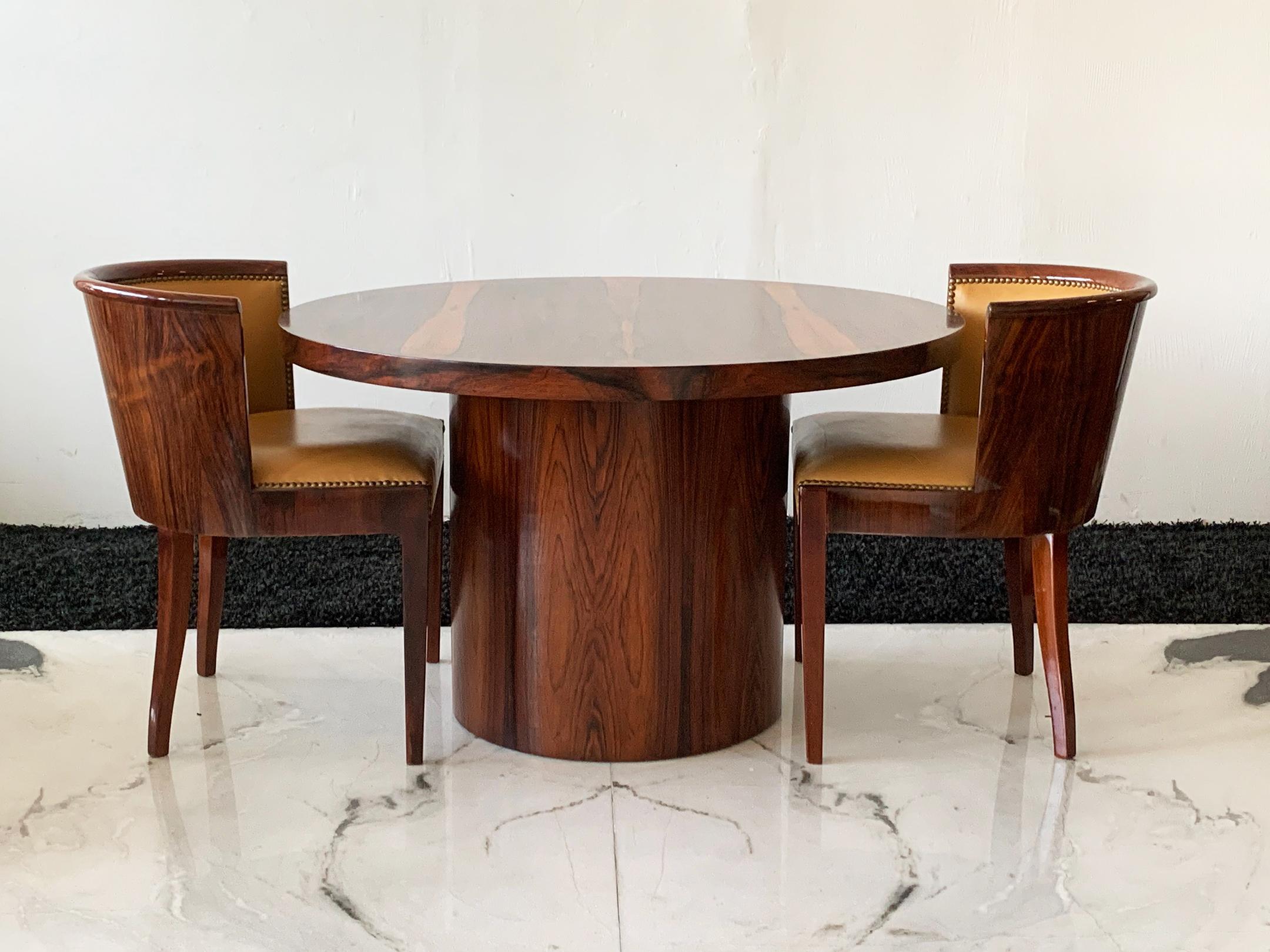 Mid-20th Century Danish Modern Rosewood Dining Game Table