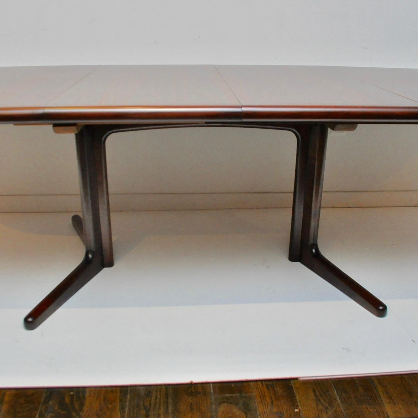 Danish Modern Rosewood Dining Table by Boltinge Stolefabrik 1