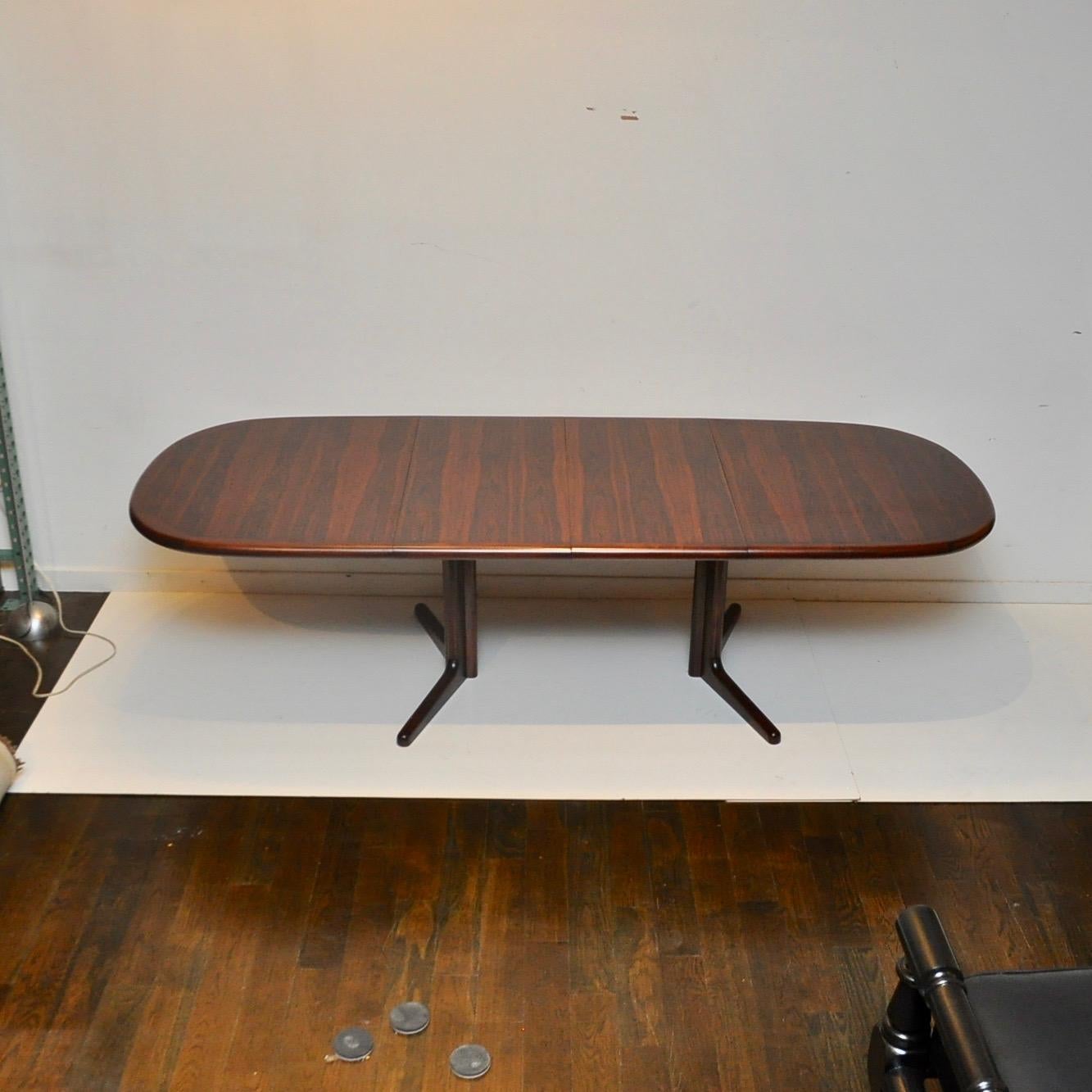 Danish Modern Rosewood Dining Table by Boltinge Stolefabrik 3