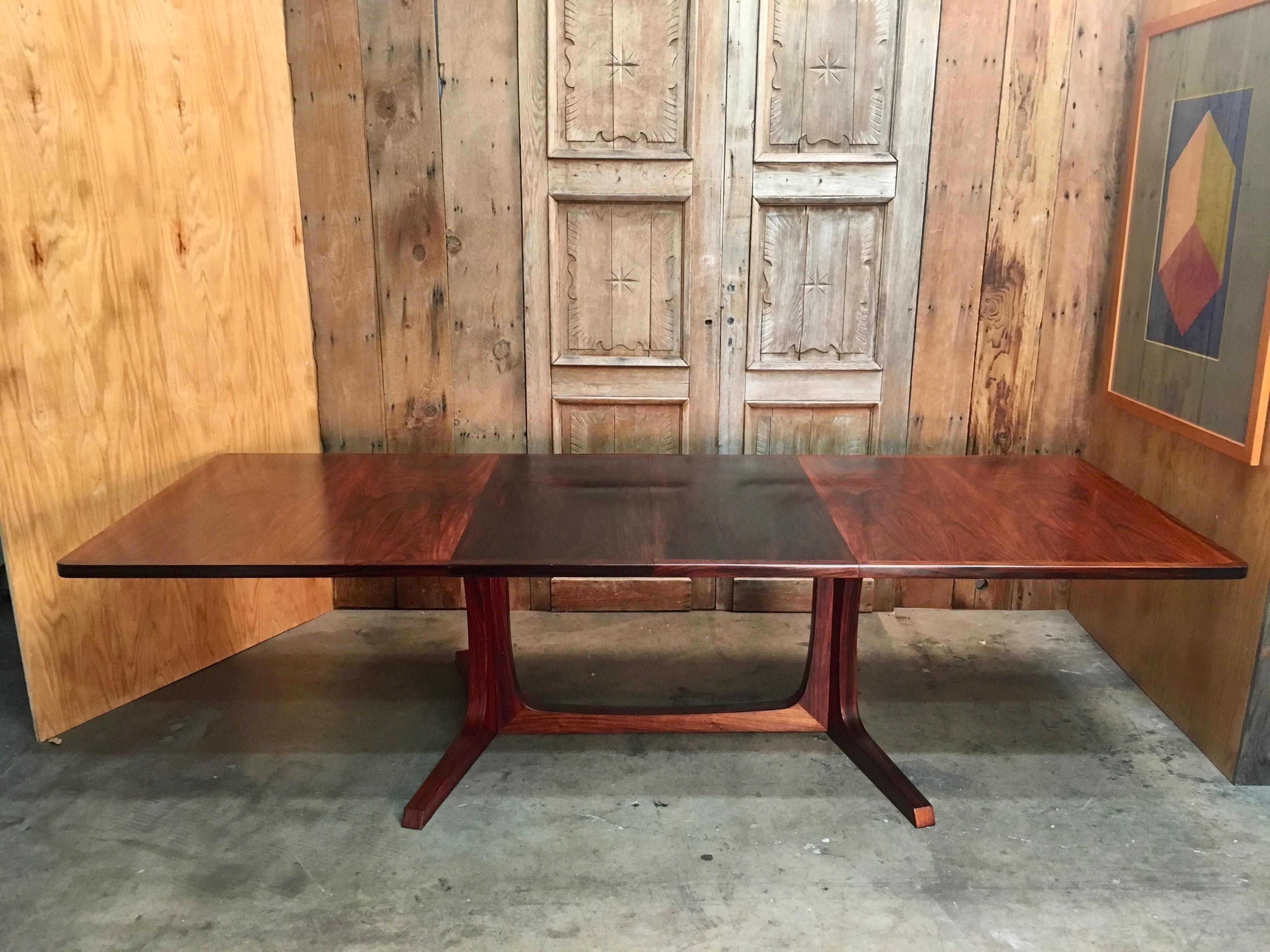 Danish Modern Rosewood Dining Table, by Gudme Møbelfabrik 3