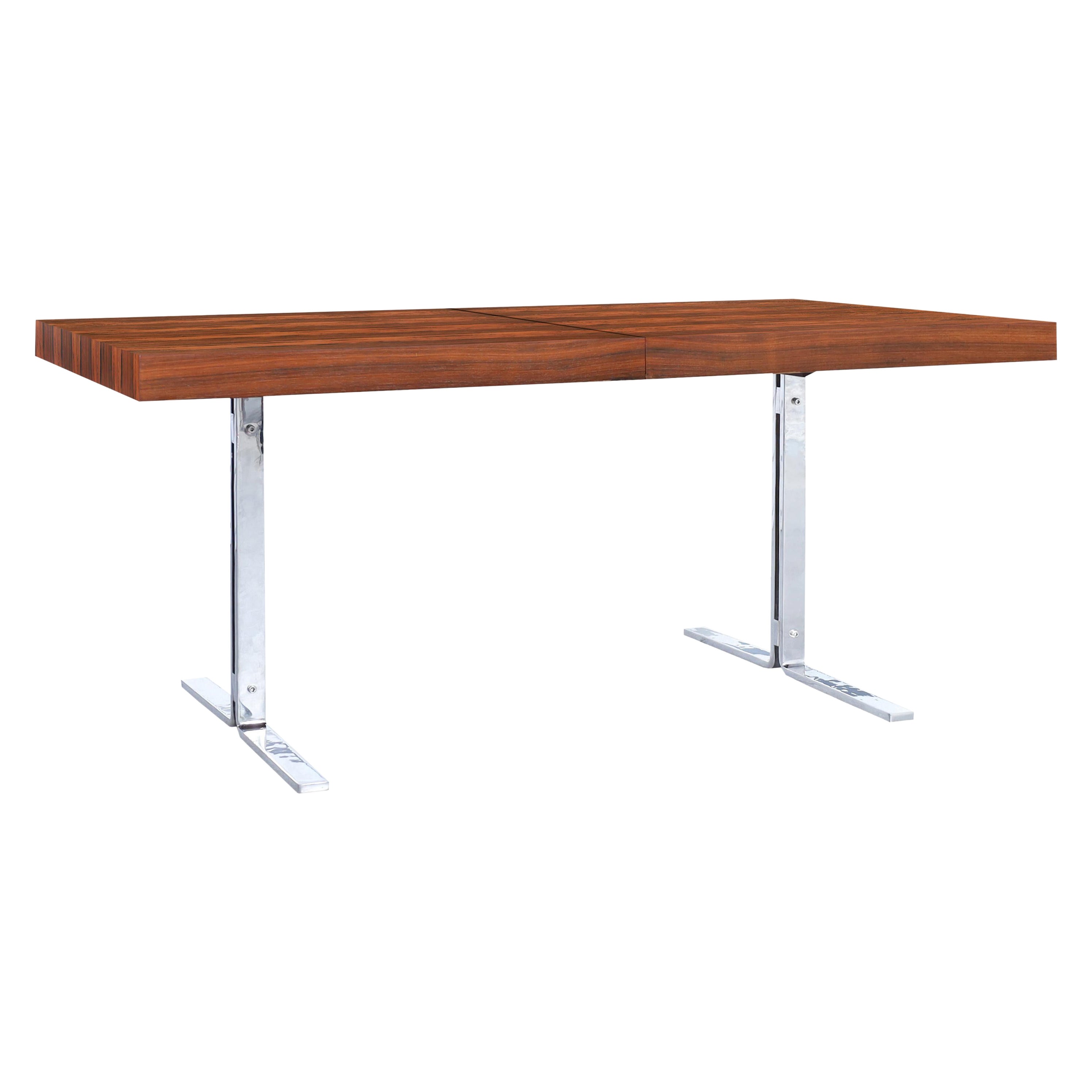 Danish Modern Rosewood Dining Table by Poul Nørreklit for Georg Petersens