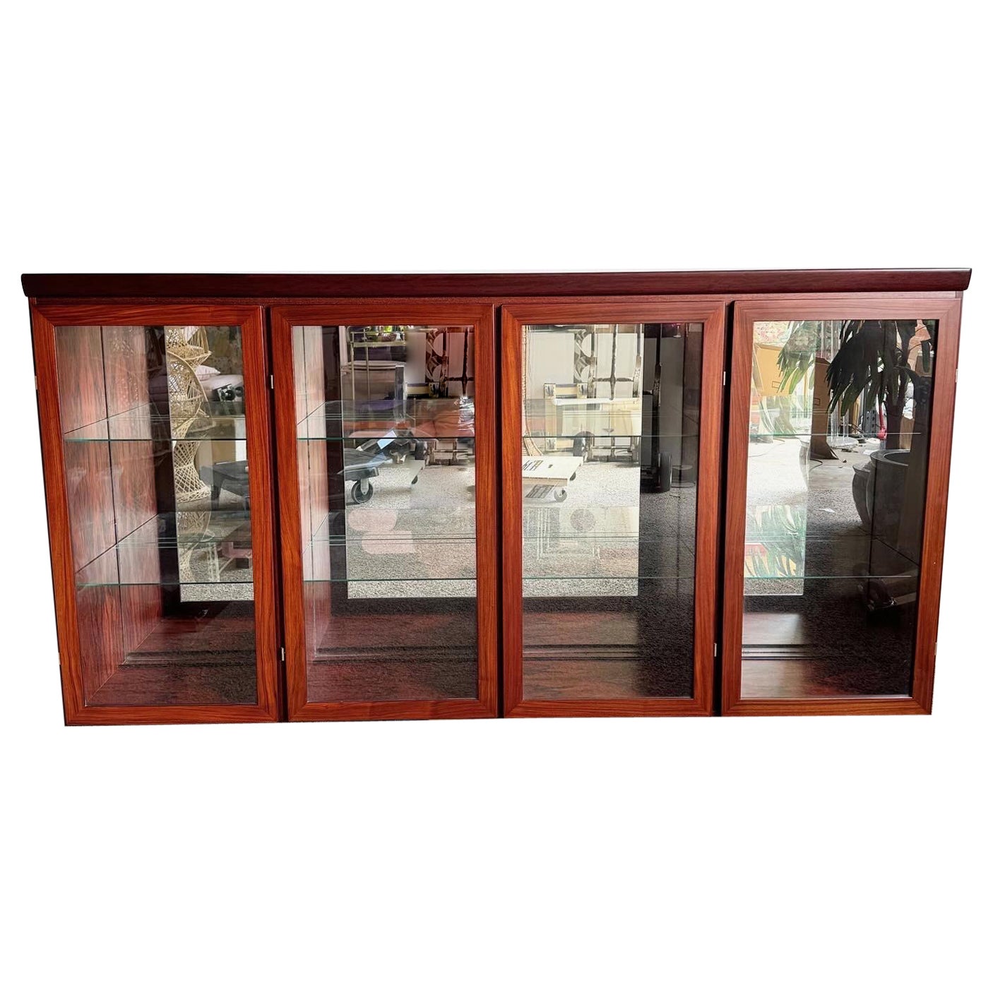 Danish Modern Rosewood Display Cabinet by Skovby