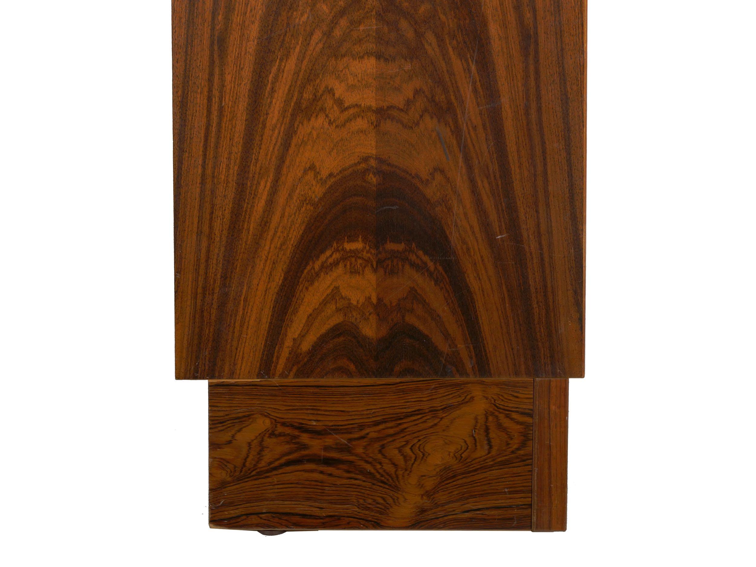 Danish Modern Rosewood Double Bookcase Bookshelf by Poul Hundevad 9