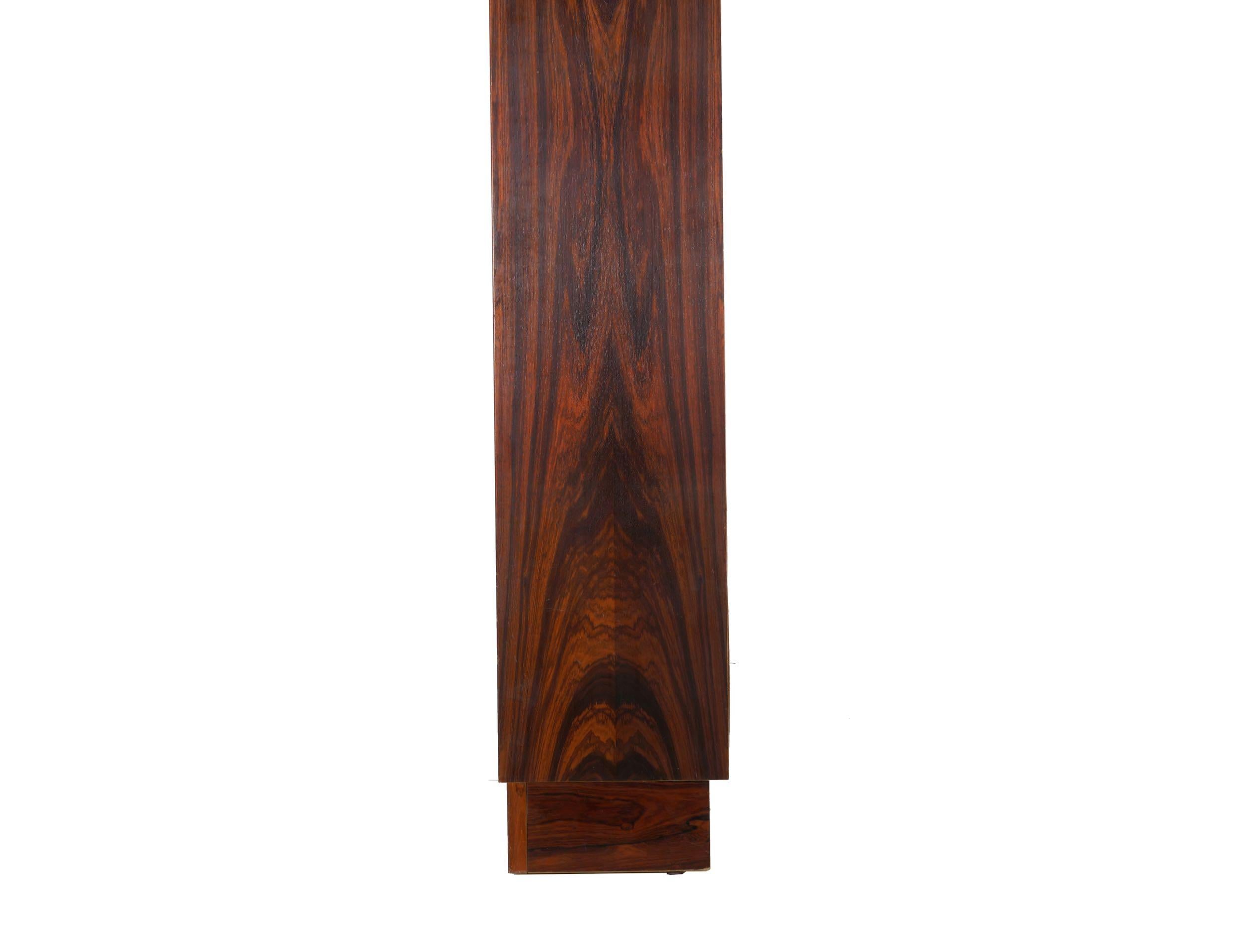 Danish Modern Rosewood Double Bookcase Bookshelf by Poul Hundevad 14