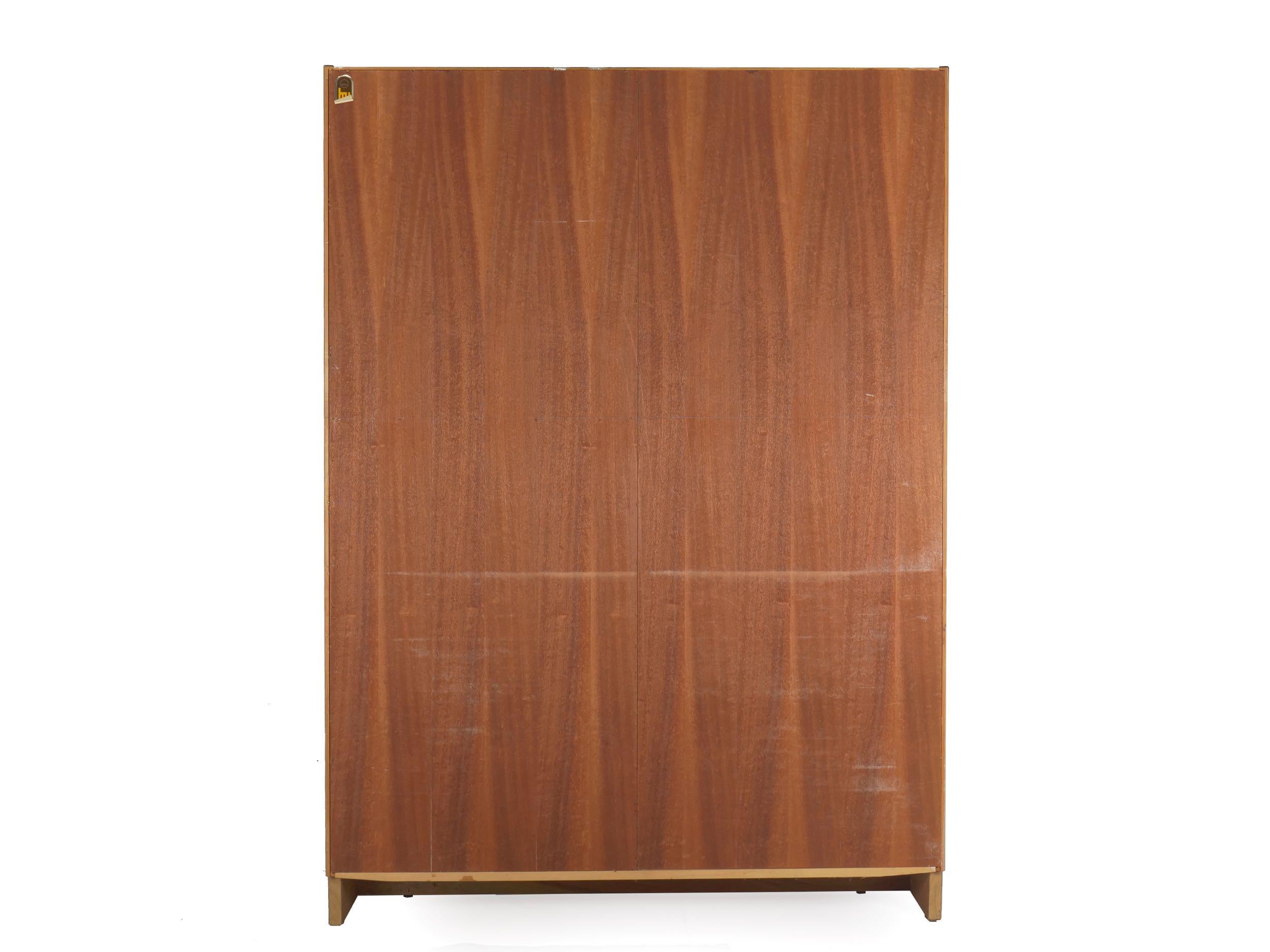 Mid-Century Modern Danish Modern Rosewood Double Bookcase Bookshelf by Poul Hundevad