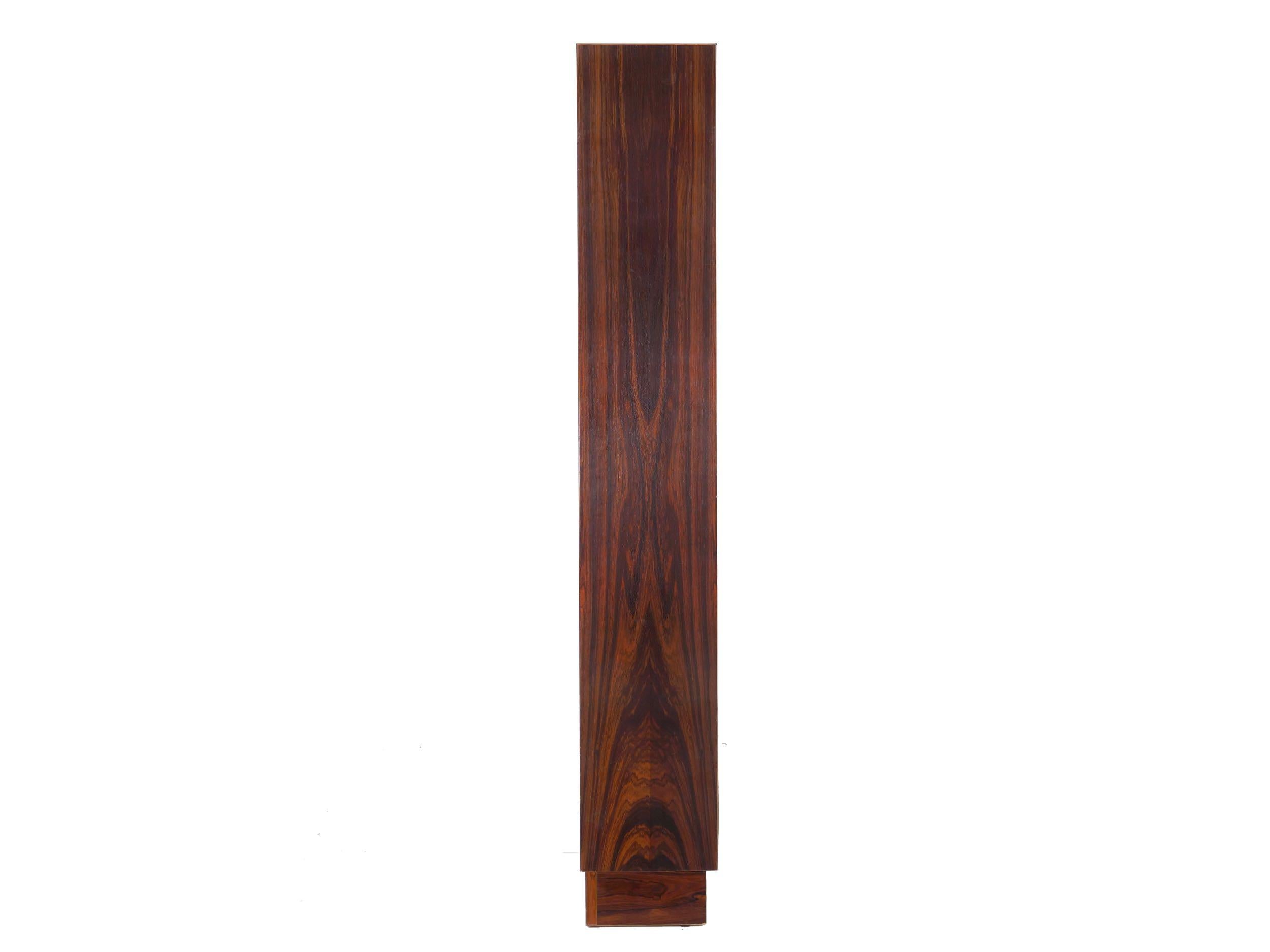 Danish Modern Rosewood Double Bookcase Bookshelf by Poul Hundevad In Good Condition In Shippensburg, PA
