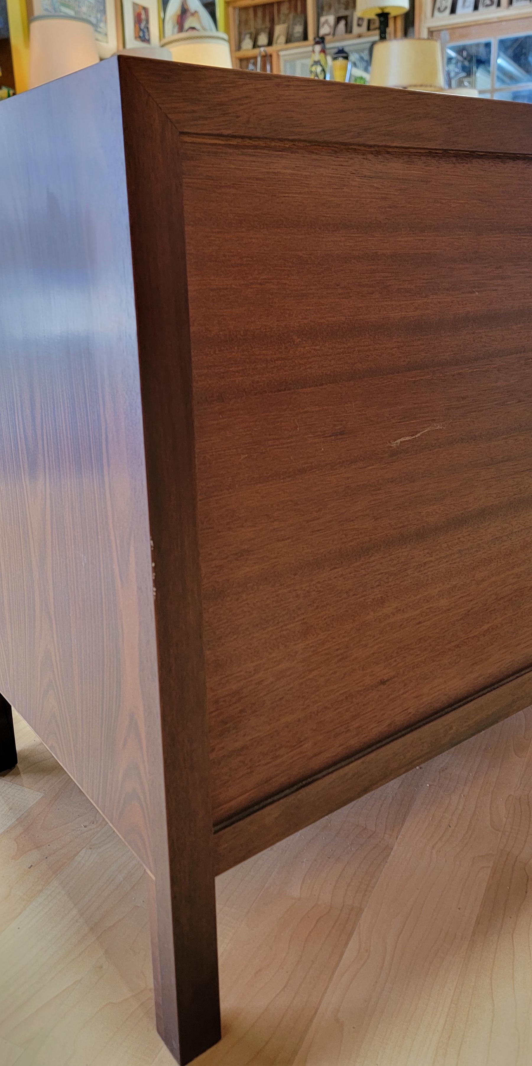 Danish Modern Rosewood Double Dresser For Sale 1
