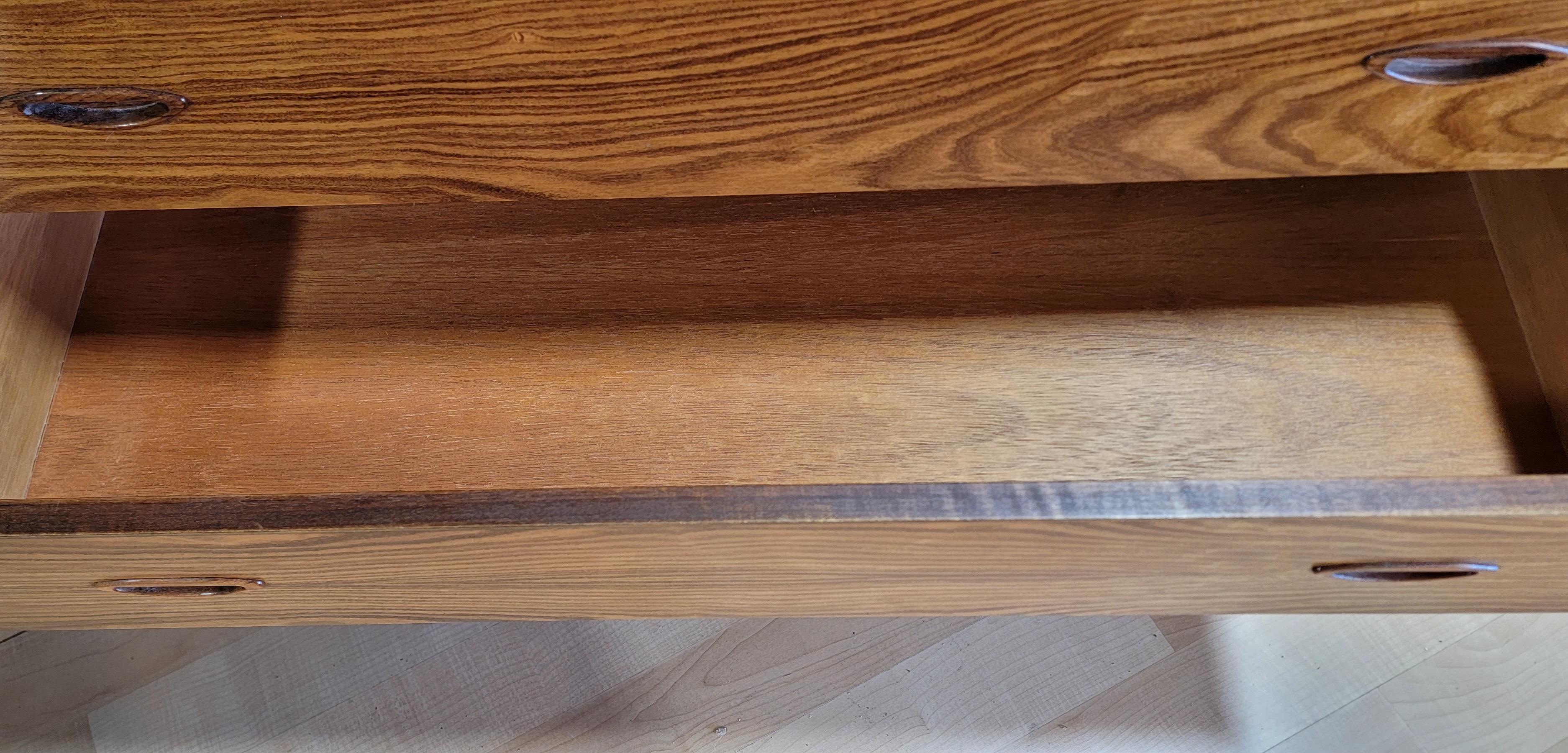 Danish Modern Rosewood Double Dresser For Sale 3