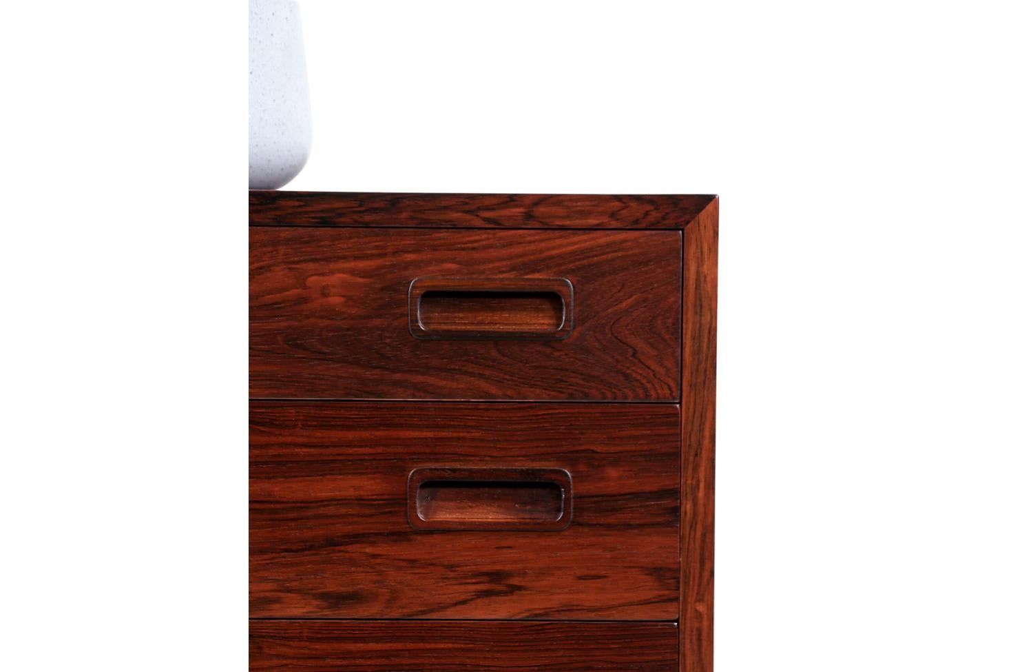 Danish Modern Rosewood Dresser by Carlo Jensen for Hundevad & Co. 1