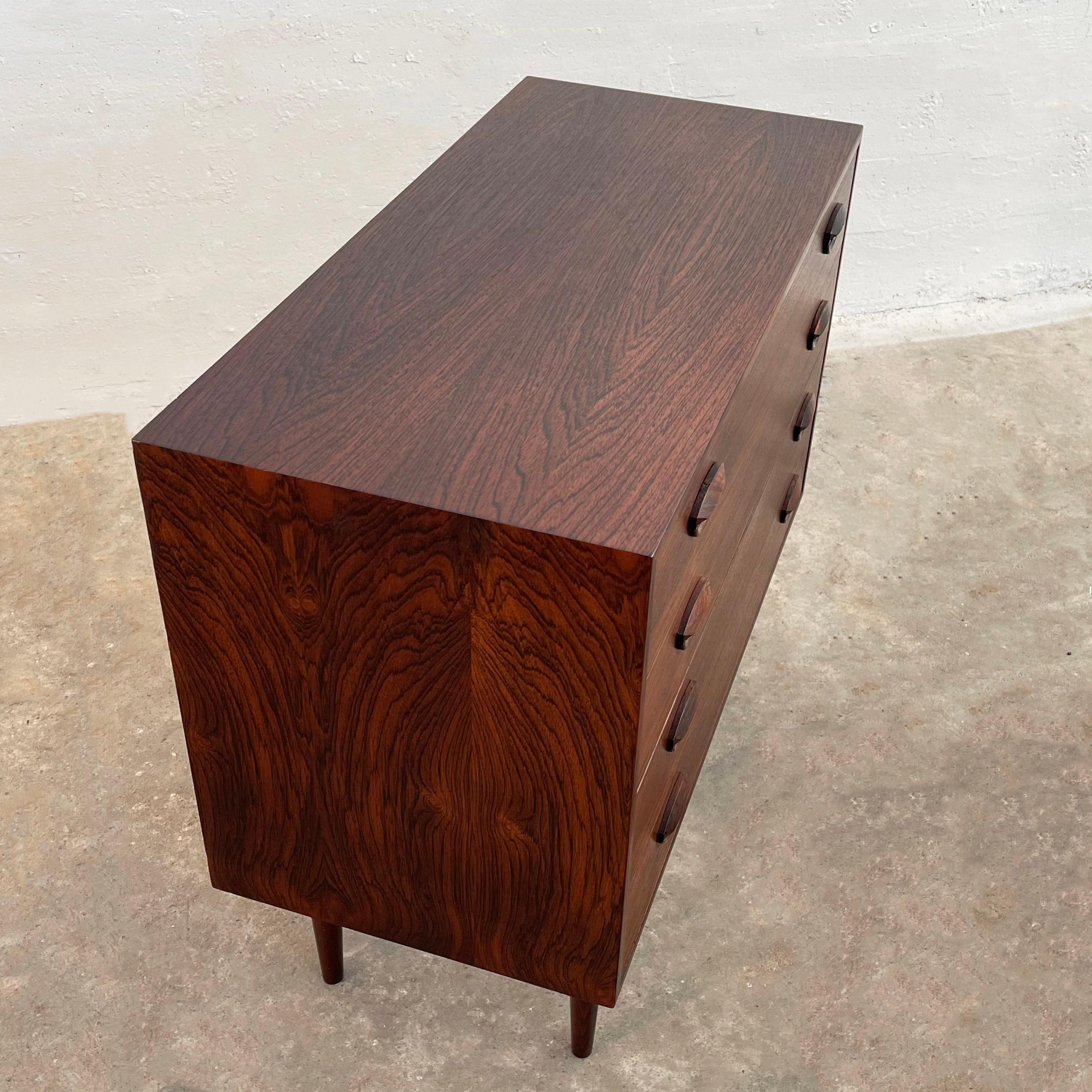 Danish Modern Rosewood Dresser By Kai Kristiansen 4