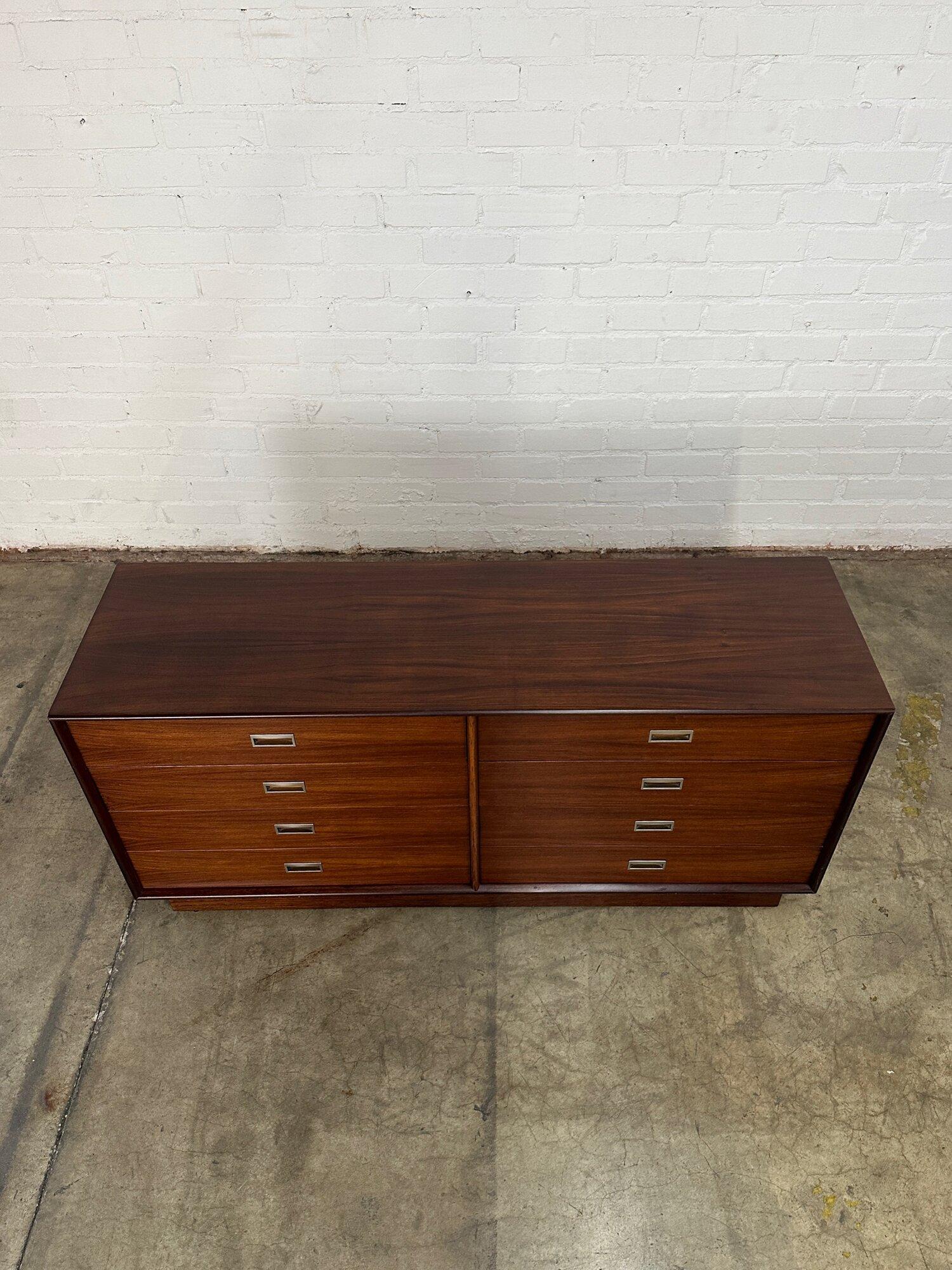 Mid-20th Century Danish Modern Rosewood Dresser For Sale