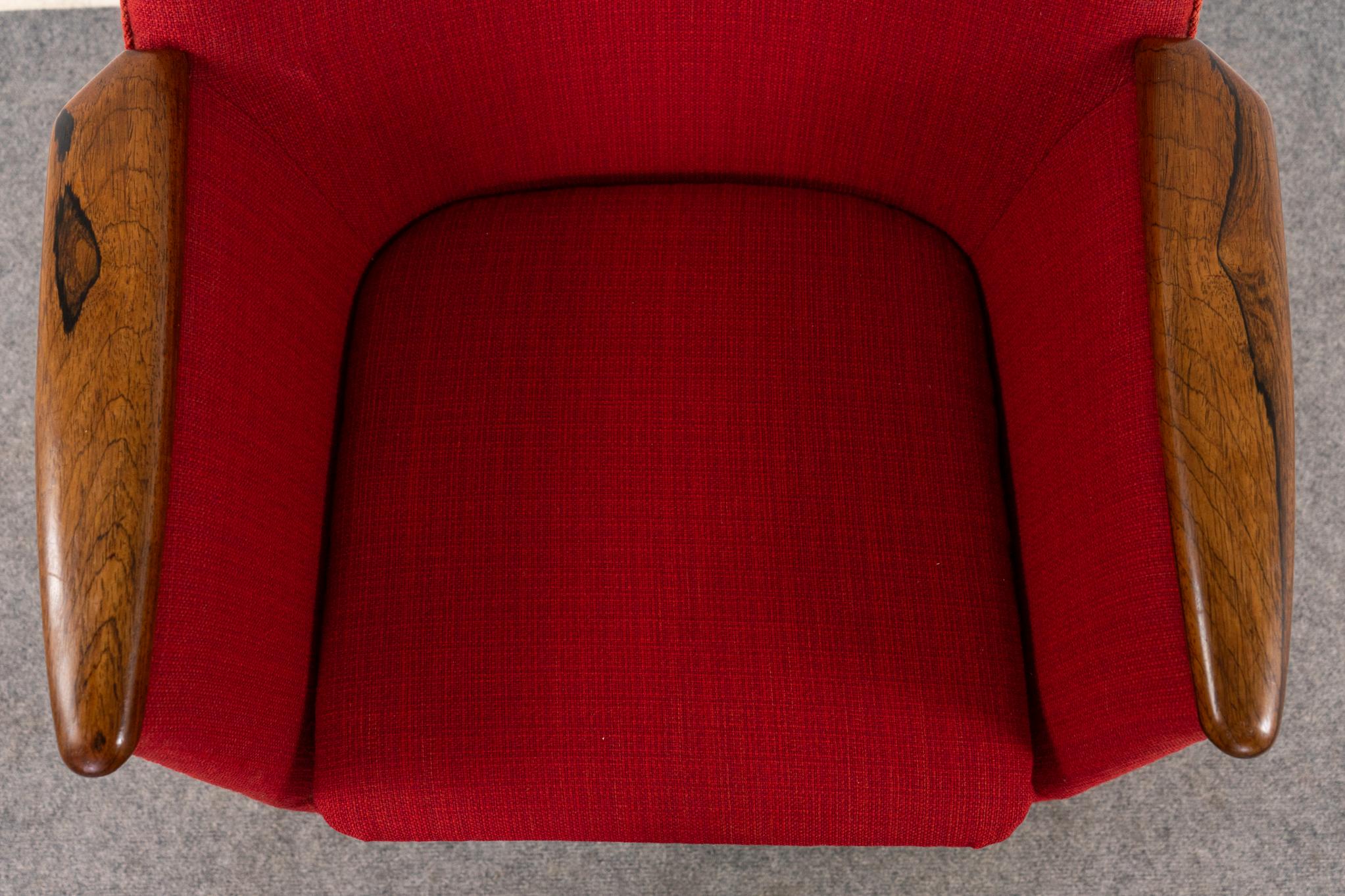 Sillón moderno danés de palisandro Danés en venta