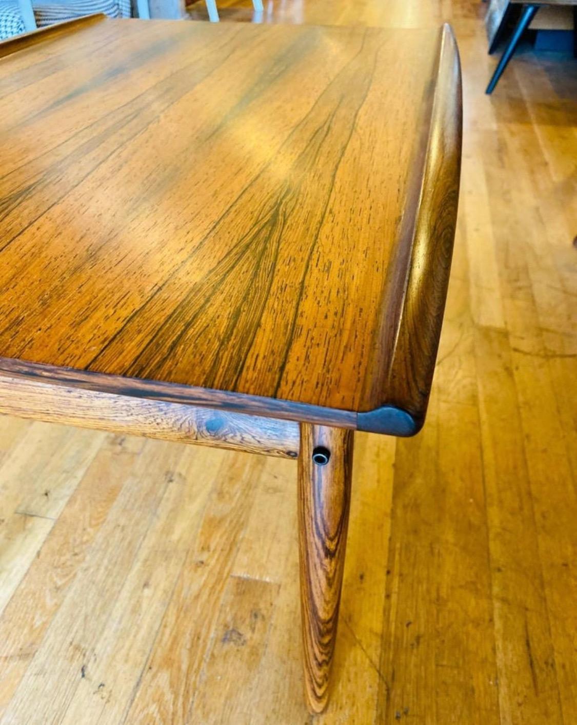 Danish Modern Rosewood End Table by Grete Jalk for Glostrup Møbelfabrik, 1960s For Sale 1