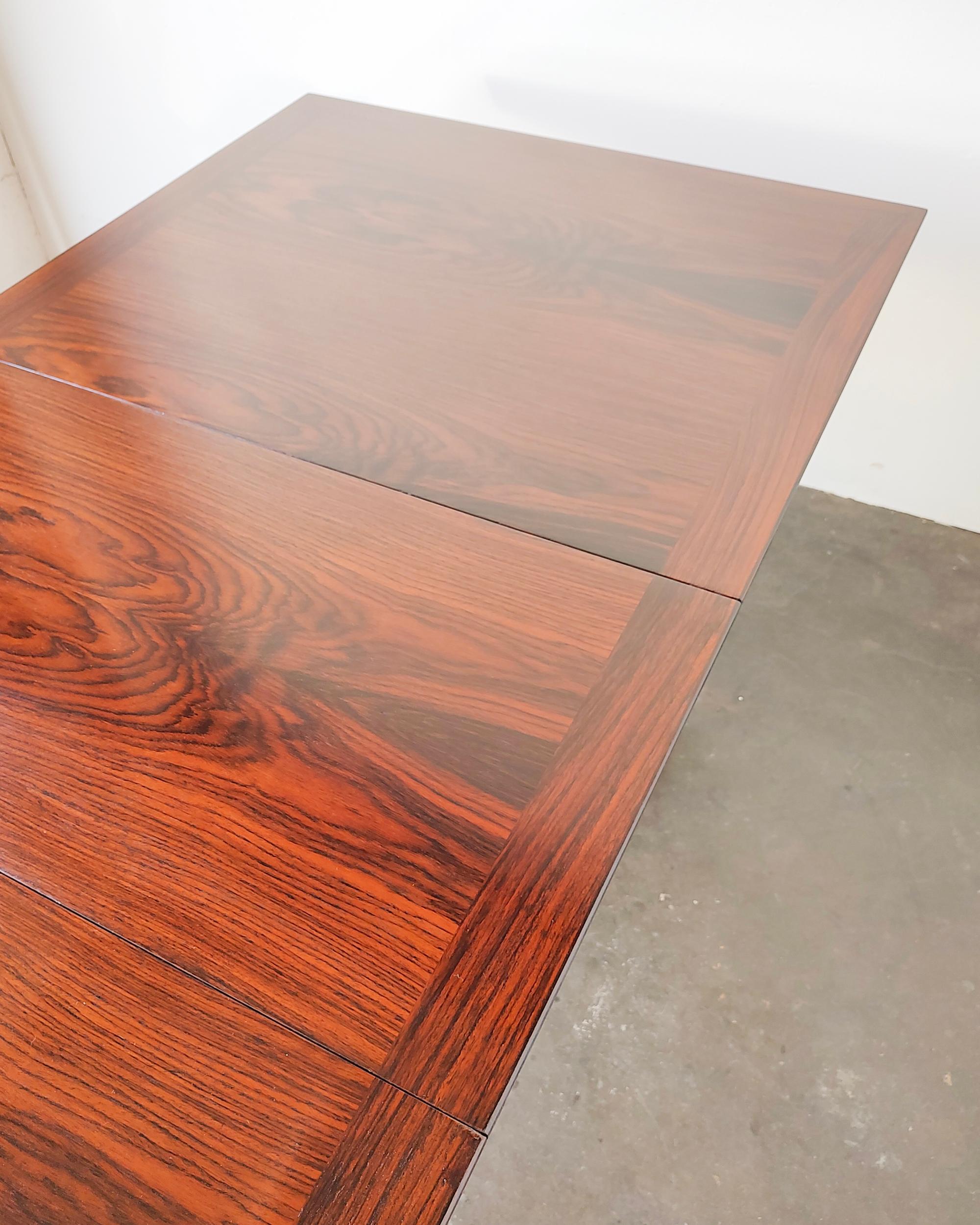 Danish Modern Rosewood Expanding Dining Table by Skovby Mobelfabrik A/S 1