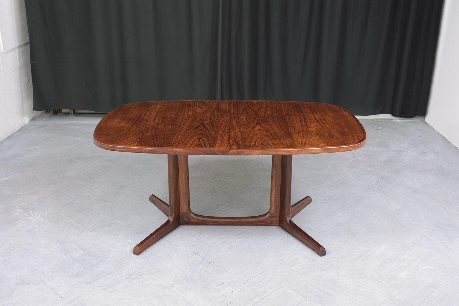 Mid-Century Modern Danish Modern Rosewood Extendable Dining Table