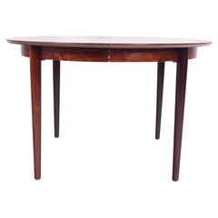 Vintage Danish Modern Rosewood Extendable Dining Table