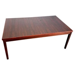 Vintage Danish Modern Rosewood Extendable Dining Table