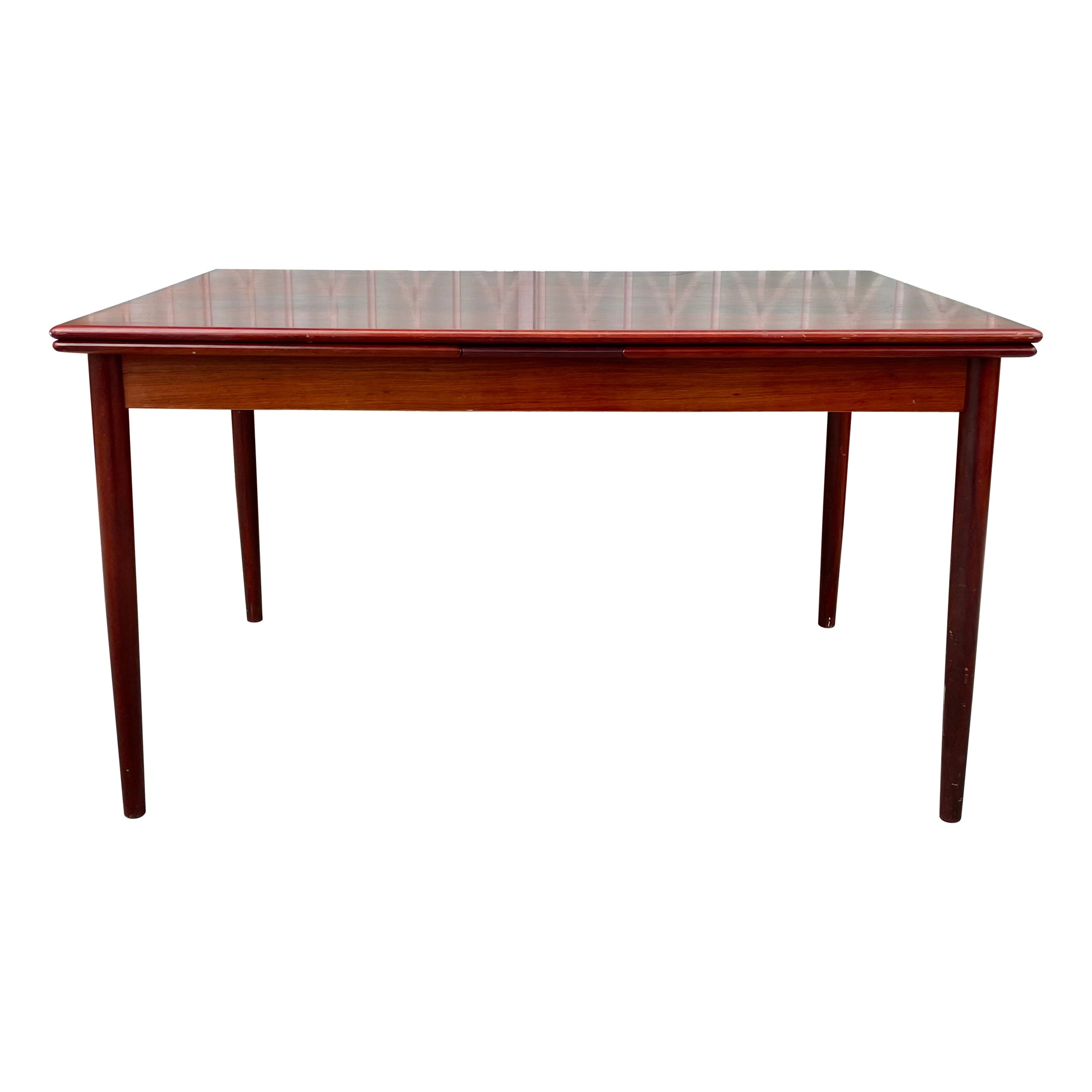 Table de salle à manger à rallonge danoise moderne en bois de rose par Am Mobler
