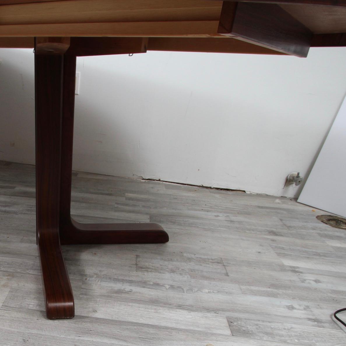 Mid-Century Modern Danish Modern Rosewood Extension Dining Table by Skovby