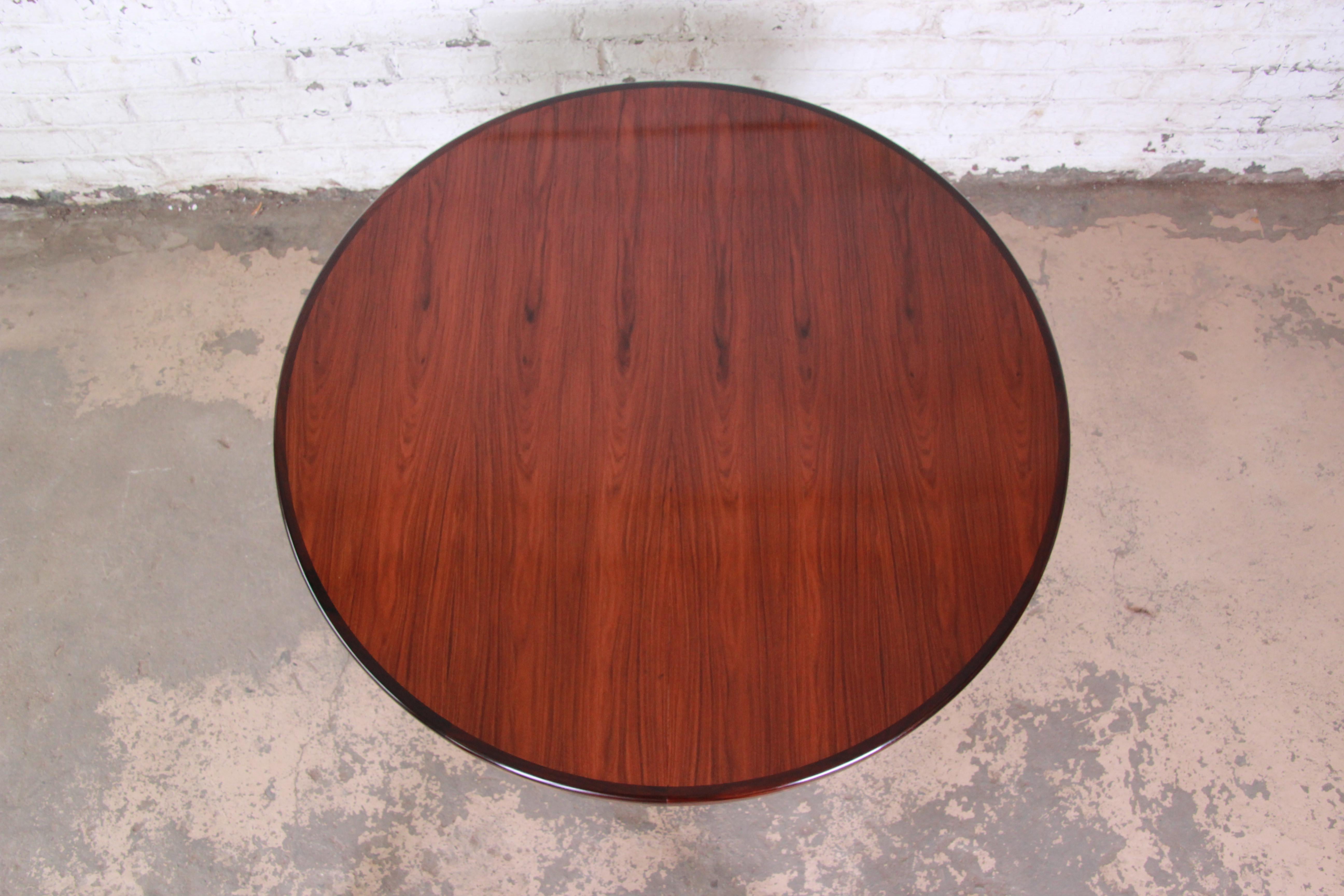 Danish Modern Rosewood Extension Dining Table 4