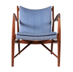 Danish Modern Rosewood Finn Juhl NV 45 Arm Chair