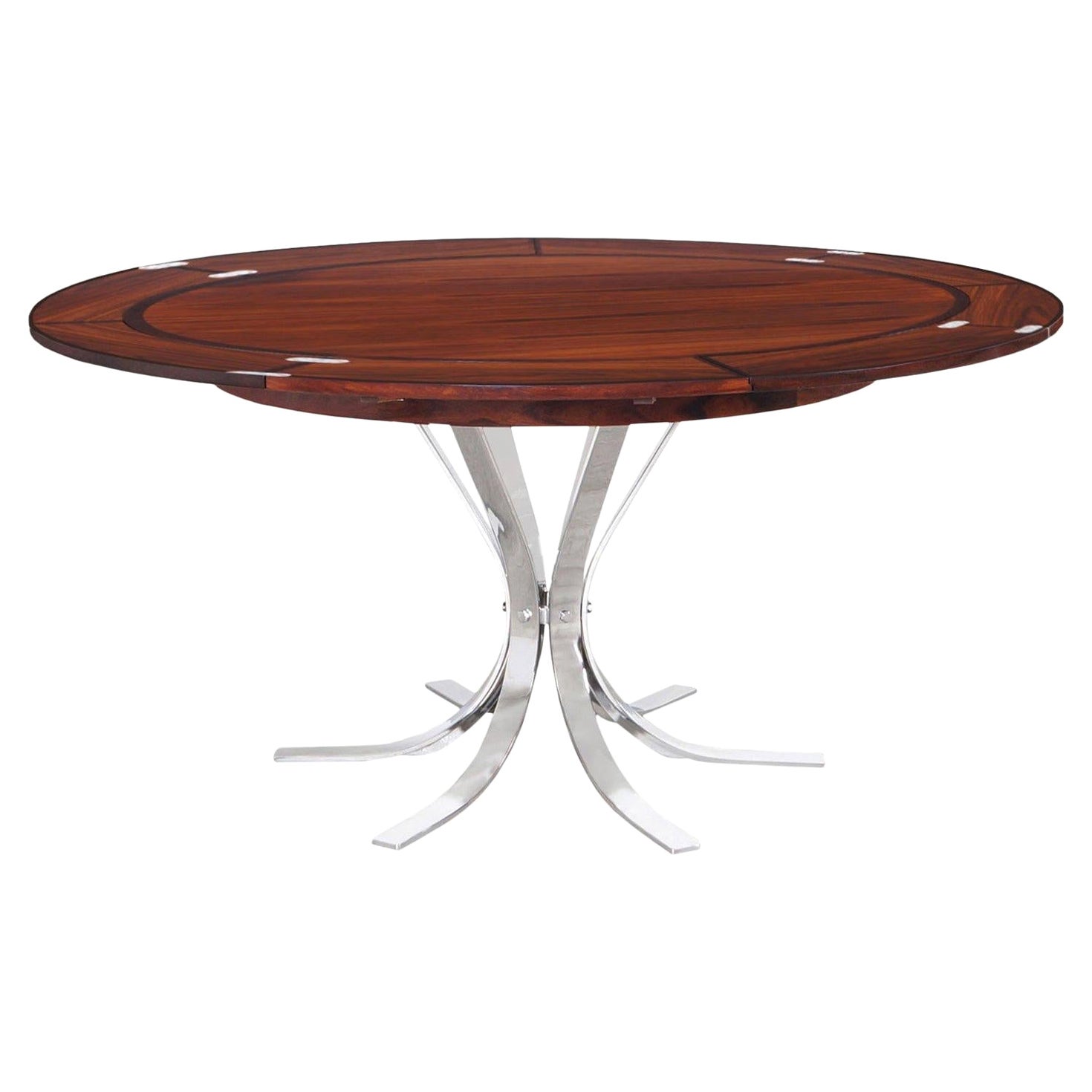 Tavolo da pranzo moderno danese in palissandro "Flip-Flap" di Dyrlund