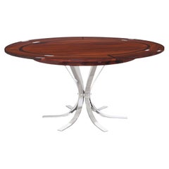 Danish Modern Rosewood "Flip-Flap" Dining Table by Dyrlund