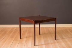 Danish Modern Rosewood Flip Top Game Dining Table by Kibaek Møbelfabrik