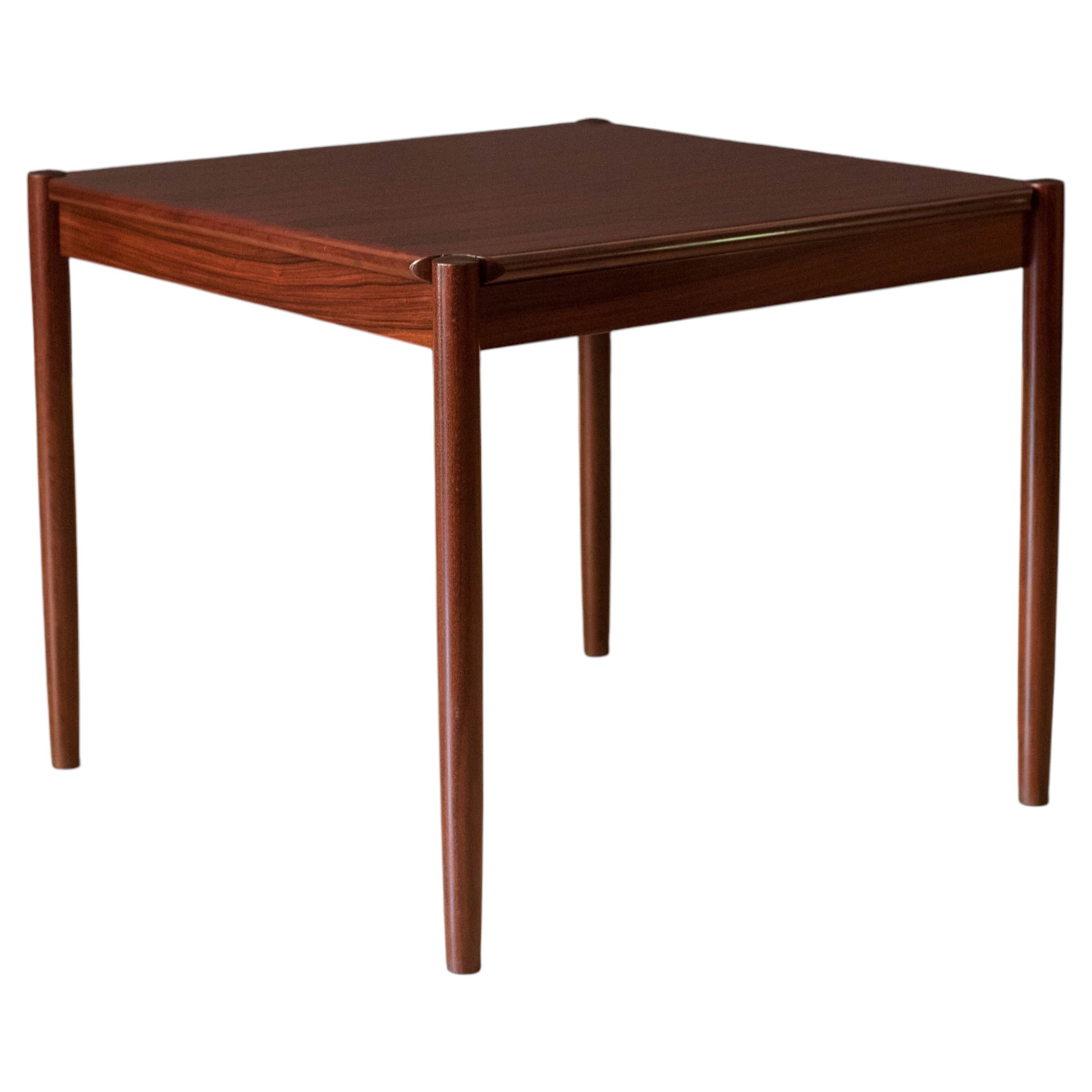 Mesa de comedor danesa con tapa abatible de palisandro de Kibaek Møbelfabrik en venta