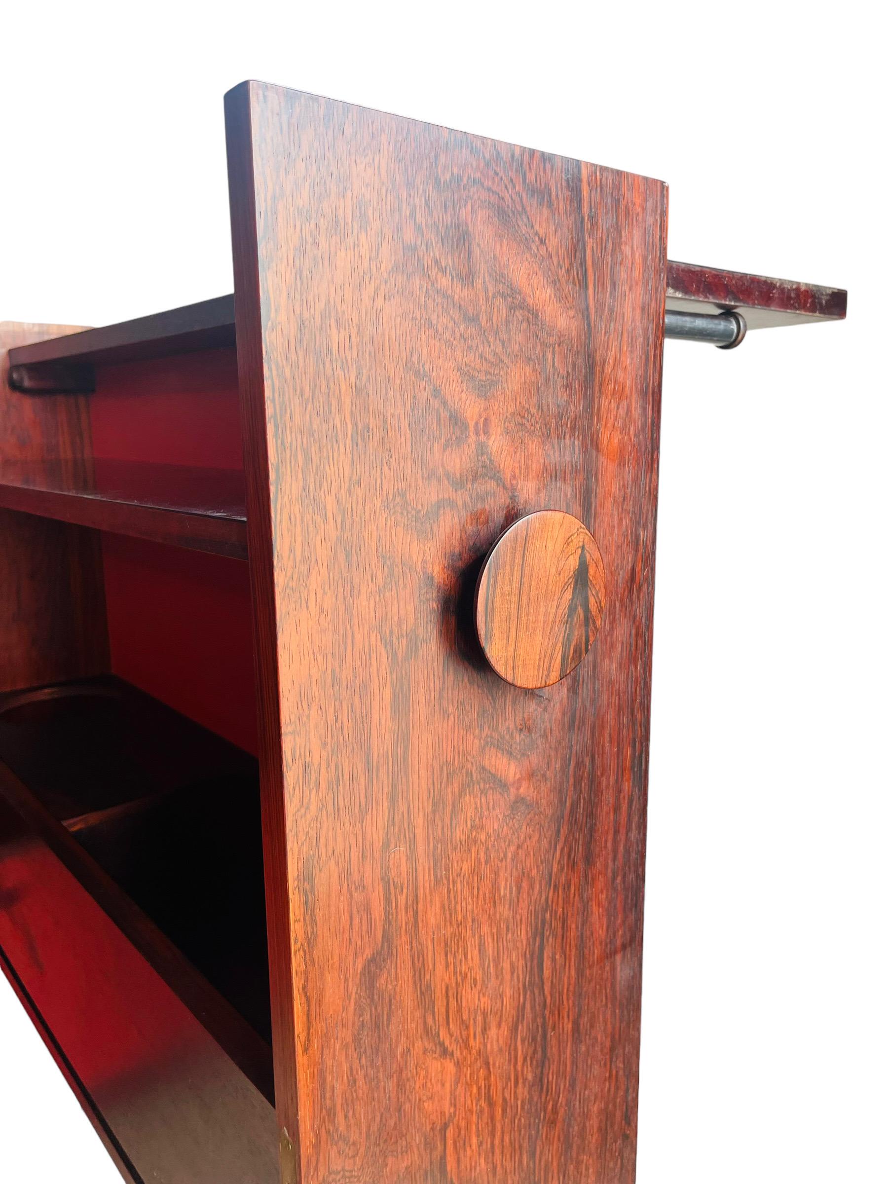 Danish Modern Rosewood Foldable Bar Johannes Andersen 8