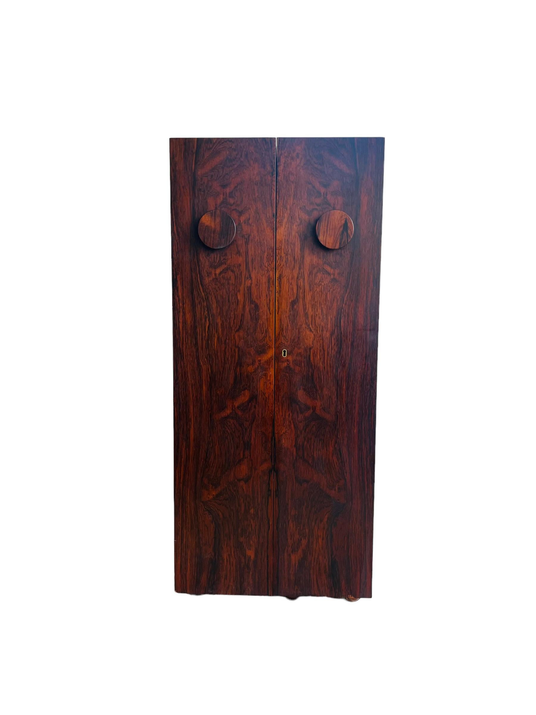 Danish Modern Rosewood Foldable Bar Johannes Andersen 12