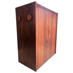 Danish Modern Rosewood Foldable Bar Johannes Andersen
