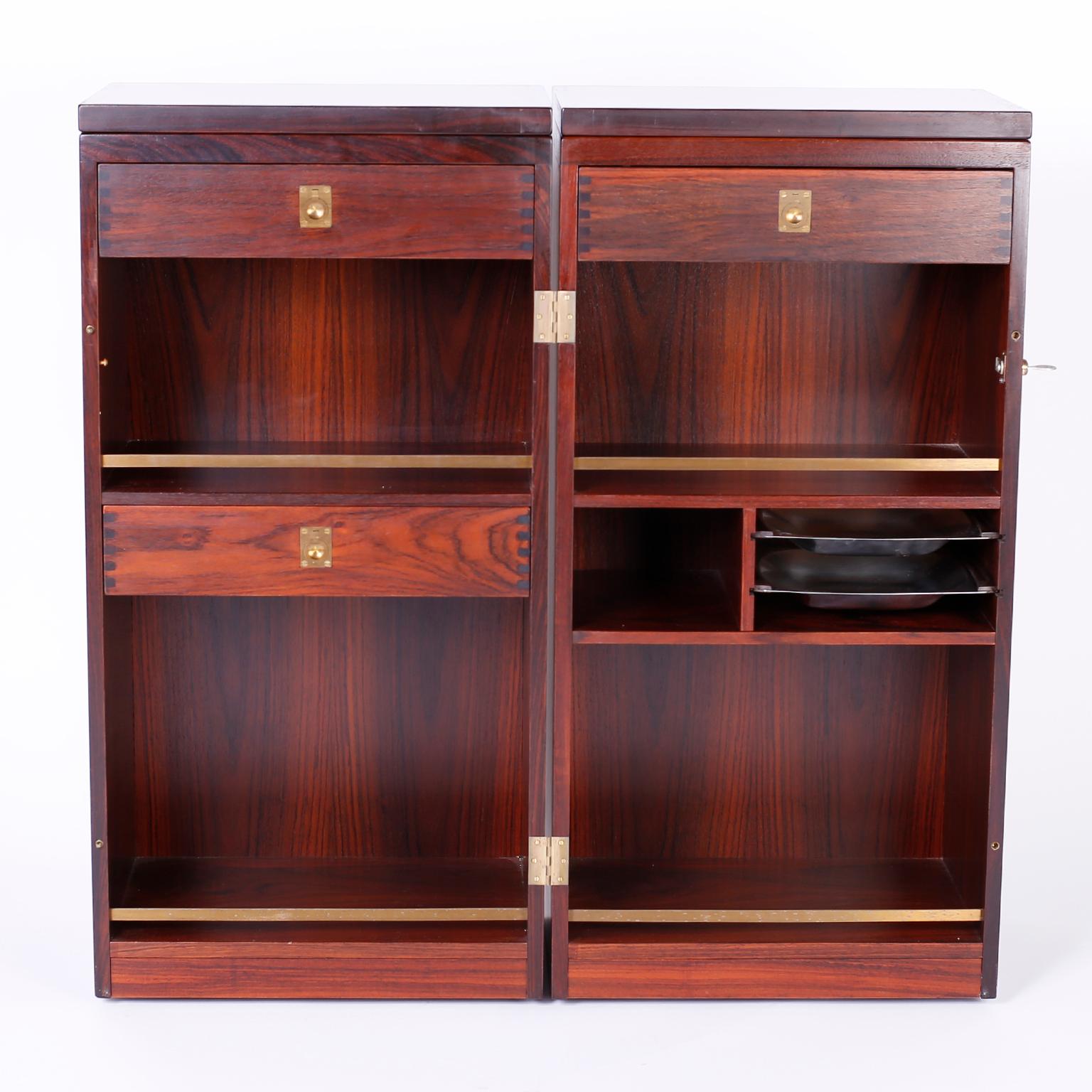 rosewood bar cabinet