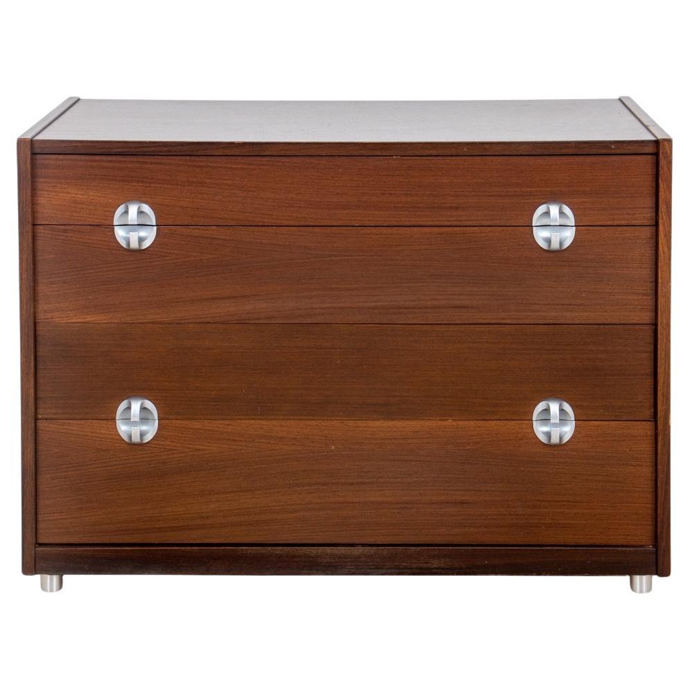 Danish Modern Rosewood Four Drawer Chest For Sale