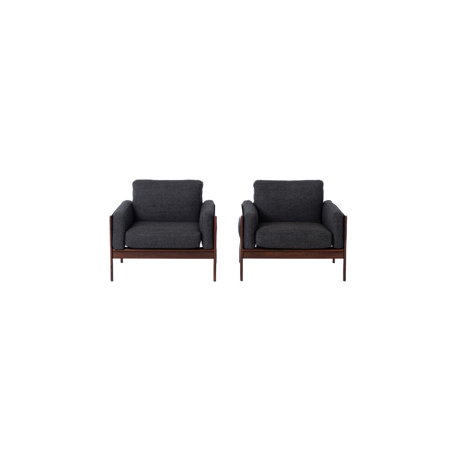 Danish Modern Komfort Rosewood Frame Lounge 2