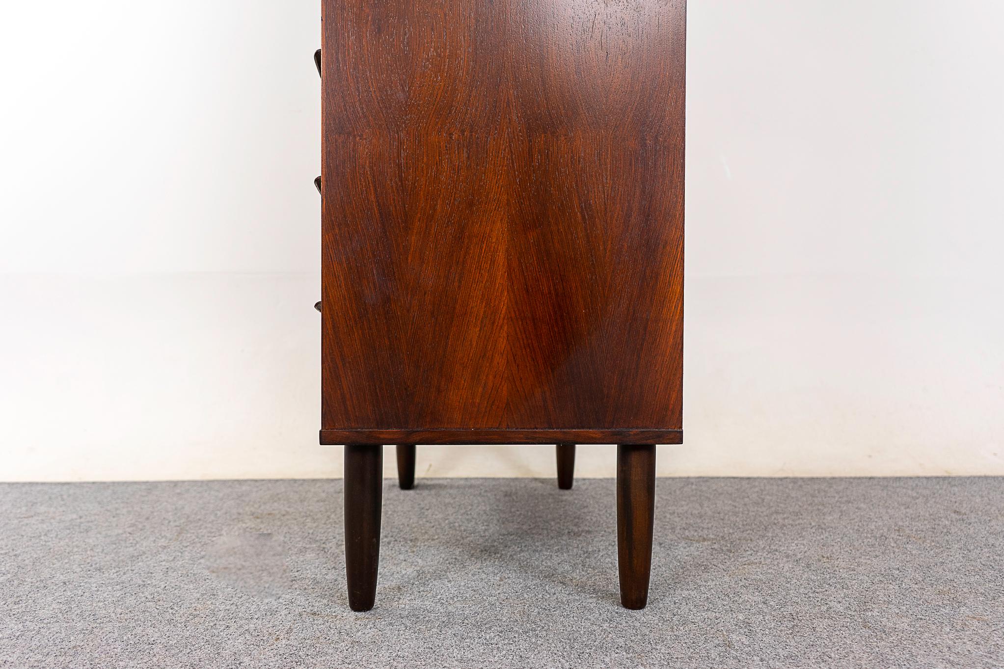 Danish Modern Rosewood Highboy Dresser For Sale 1