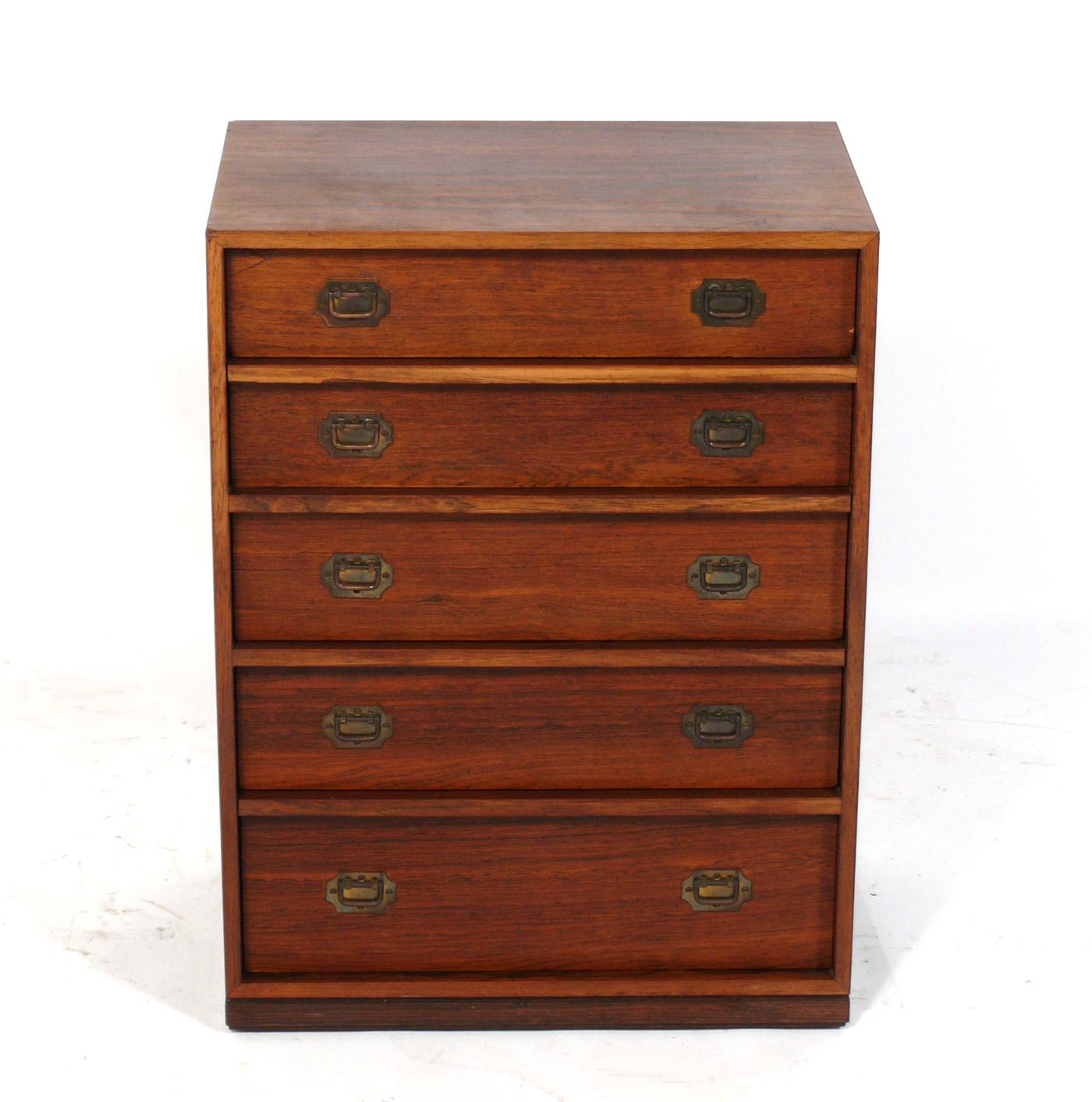 Mid-Century Modern Danish Modern Rosewood Lingerie Chest by Henning Korch For Sale
