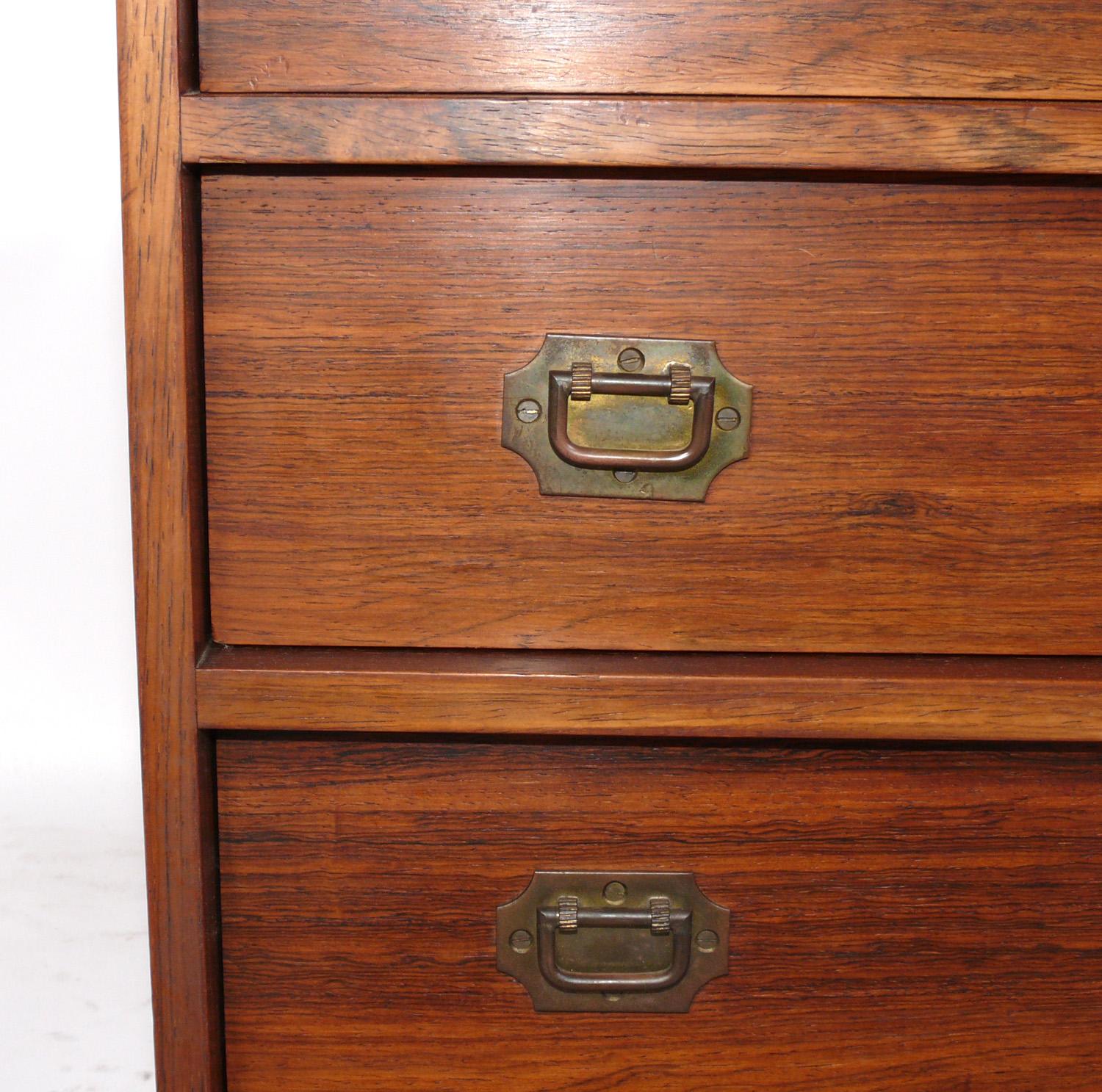 Danish Modern Rosewood Lingerie Chest by Henning Korch In Good Condition For Sale In Atlanta, GA